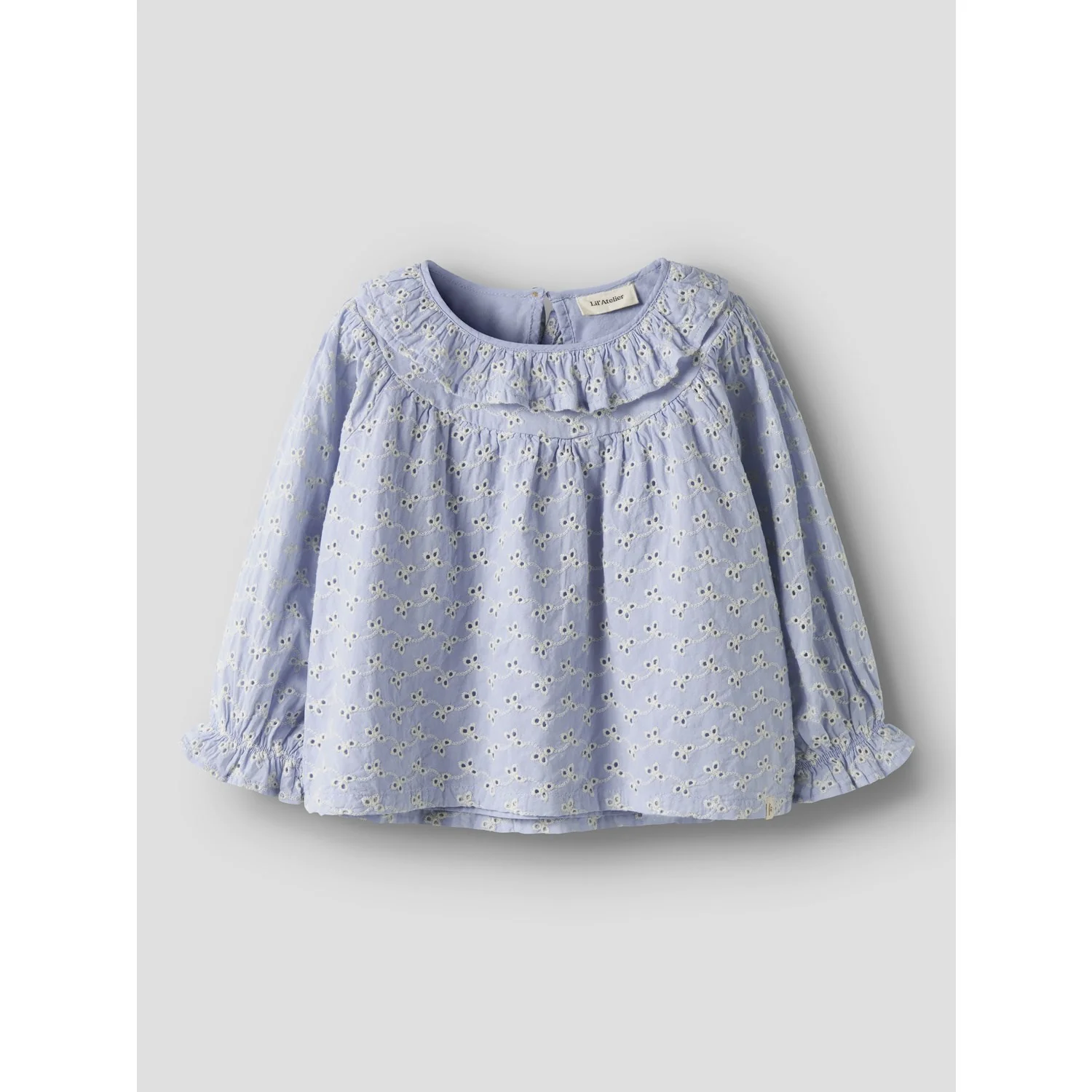 Lil'Atelier Zen Blue Nmftessie Ls Loose Shirt Lil - Image 5