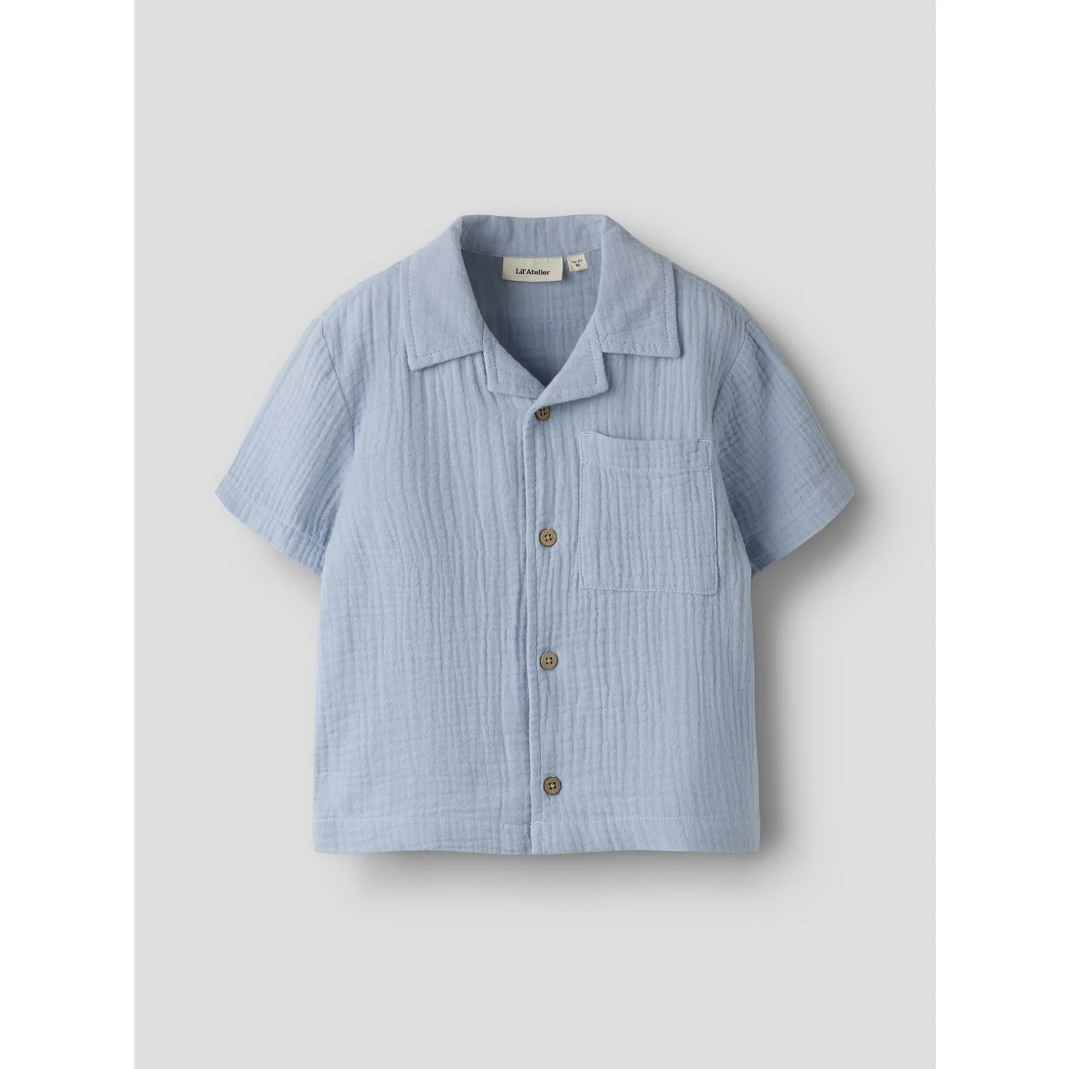 Lil'Atelier Zen Blue Nmmfulina Ss Shirt Lil - Image 2