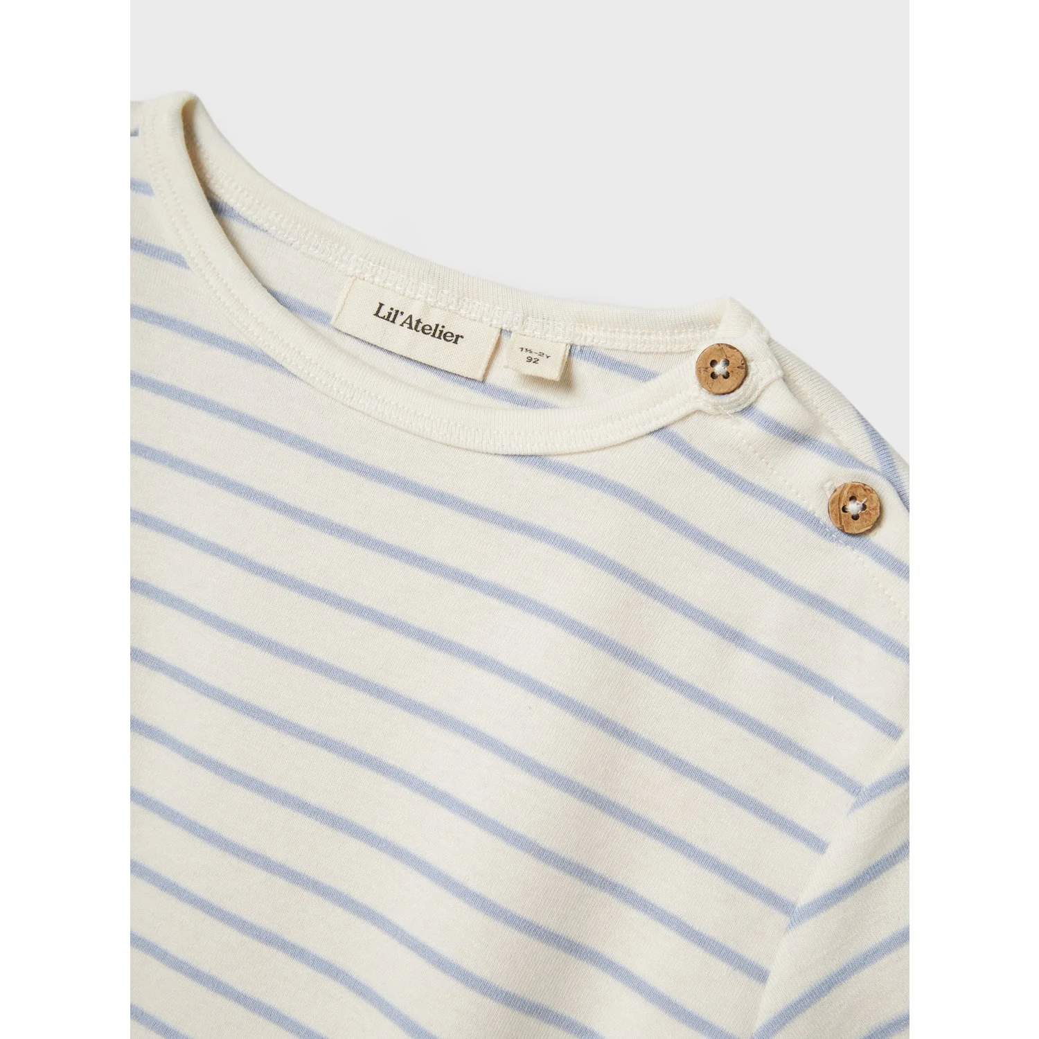 Lil'Atelier Zen Blue Nmmgeo Anm Ss Loose Top Lil - Image 3
