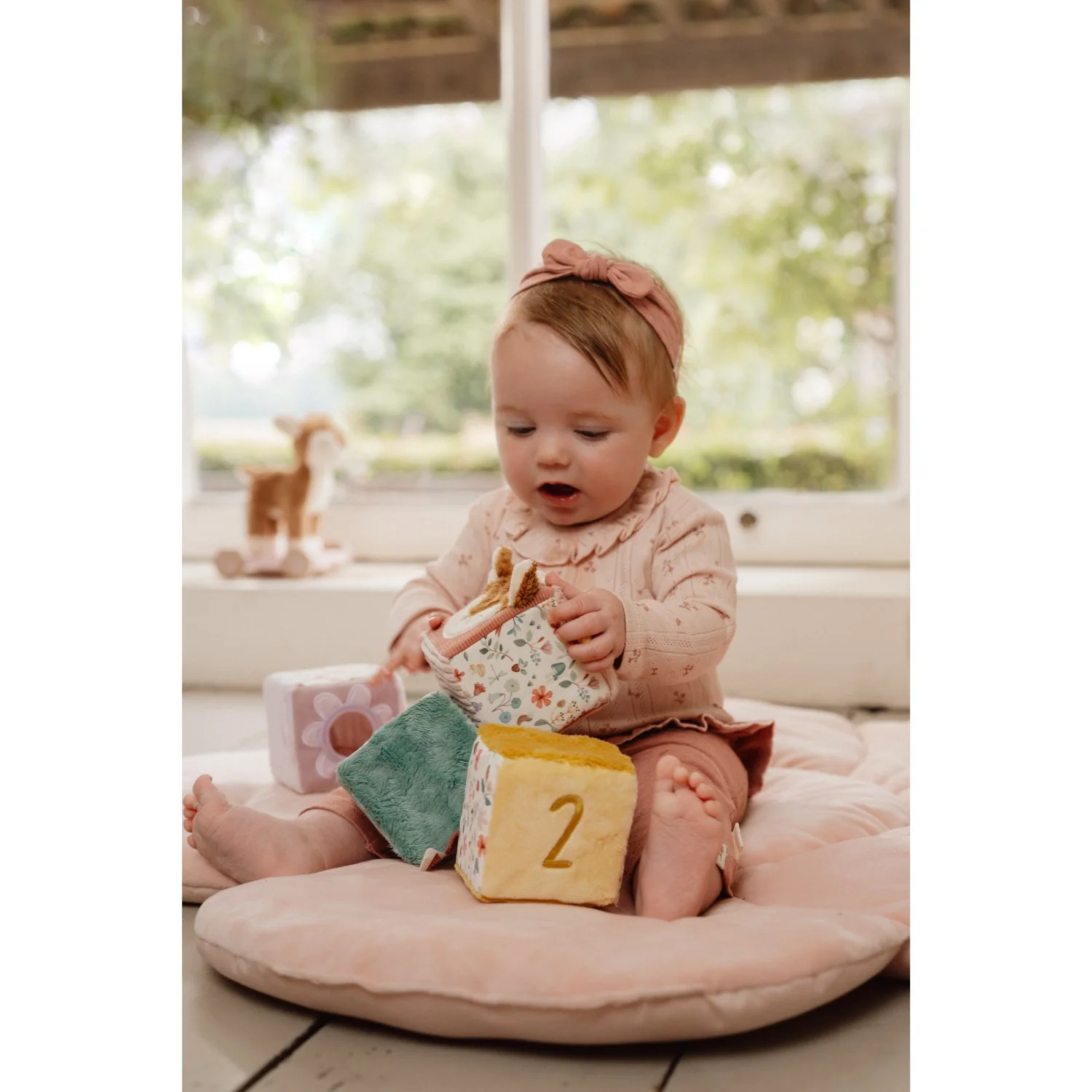 Little Dutch Fairy Garden Pink Plush Cubes - Image 5