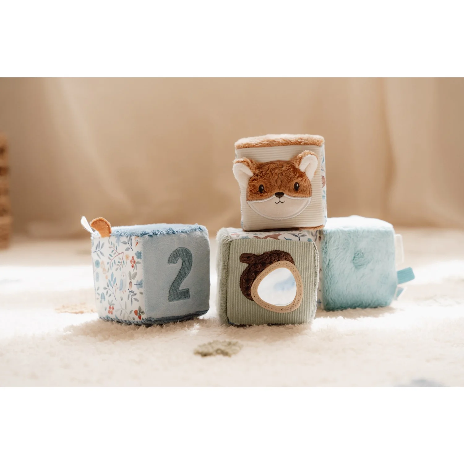 Little Dutch Forest Friends Blue Activity Cubes 4-Pack - Image 12