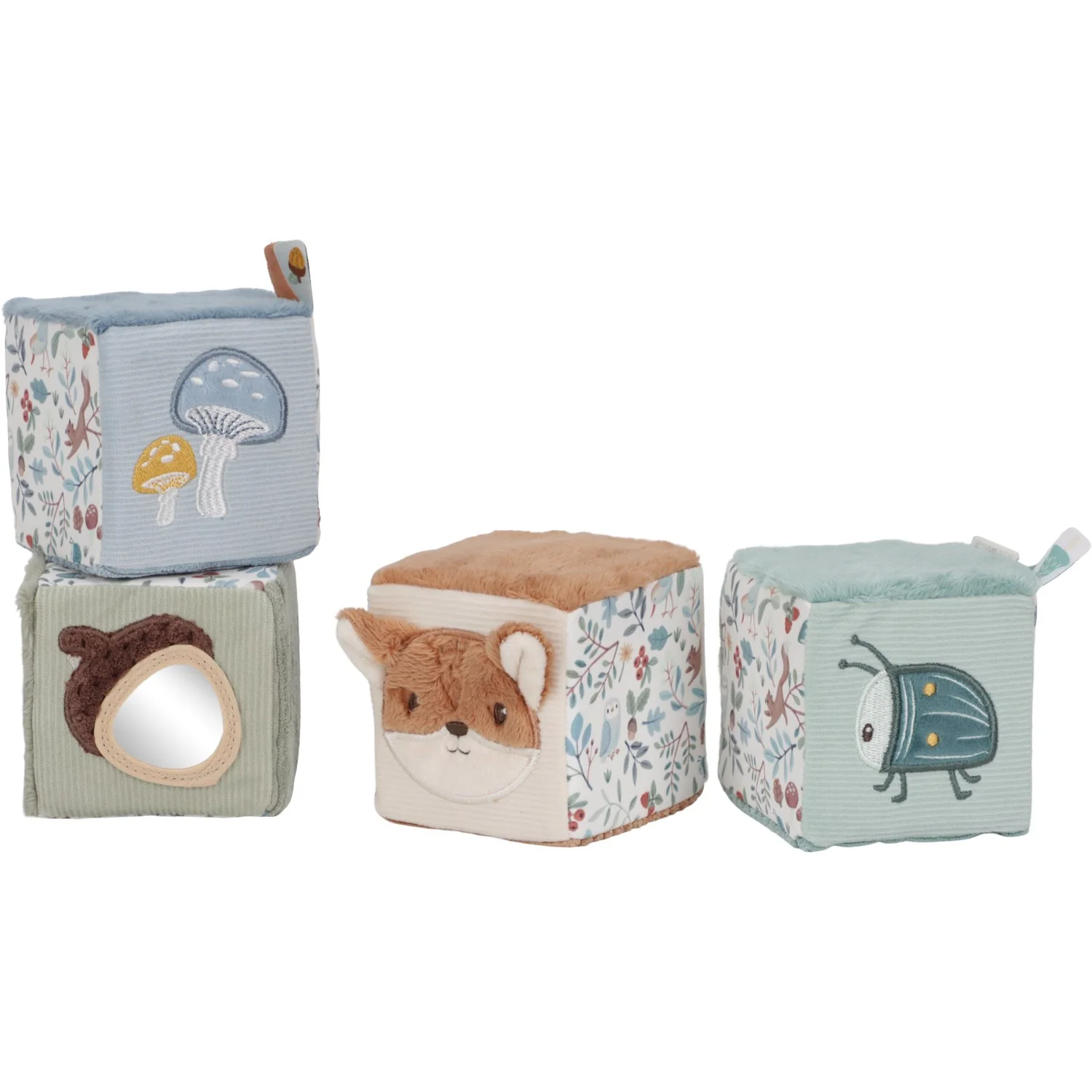 Little Dutch Forest Friends Blue Activity Cubes 4-Pack - Image 16