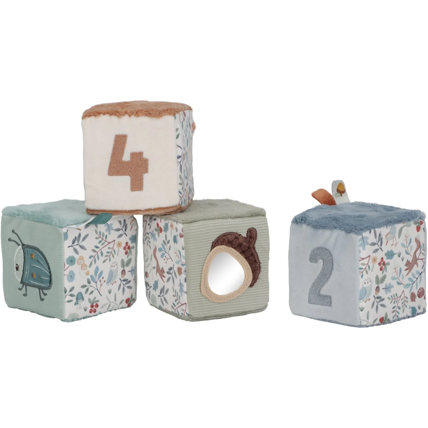 Little Dutch Forest Friends Blue Activity Cubes 4-Pack - Image 18