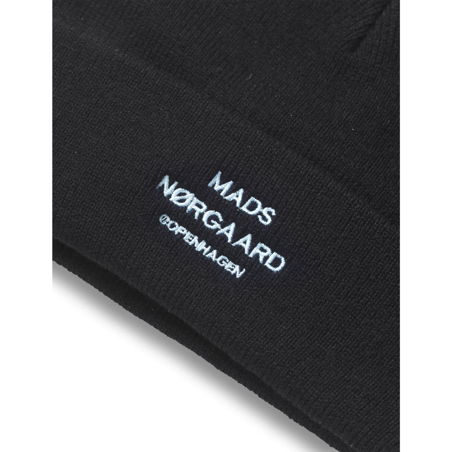 Mads Nørgaard Black Isak Ambas Logo Beanie - Image 2