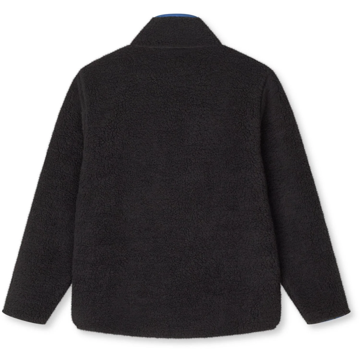 Mads Nørgaard Jet Black Teddy Fleece Jeffo Jacket - Image 2