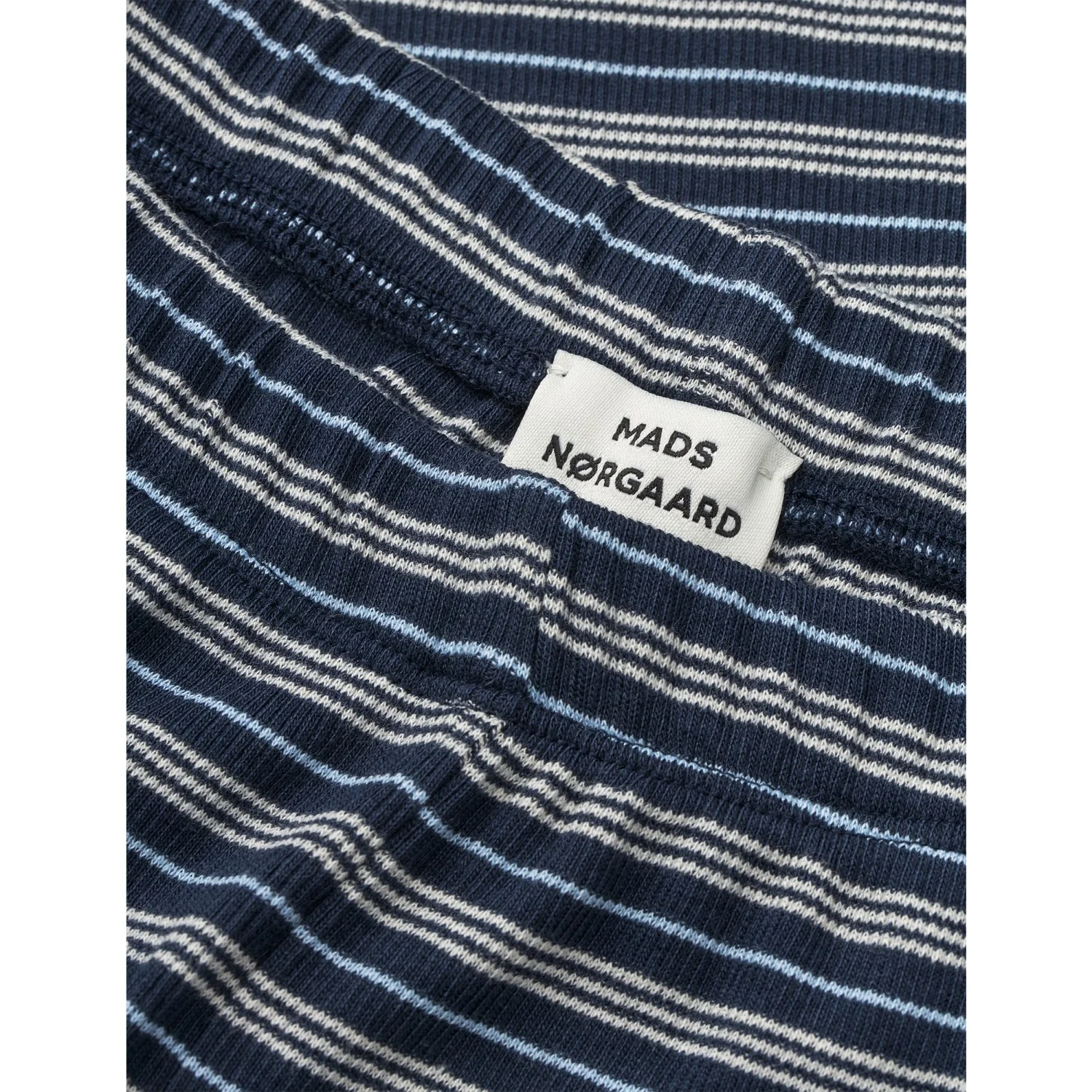 Mads Nørgaard Sky Captain/Vanilla Ice/Cashme 2X2 Cotton Stripe Prixa - Image 3
