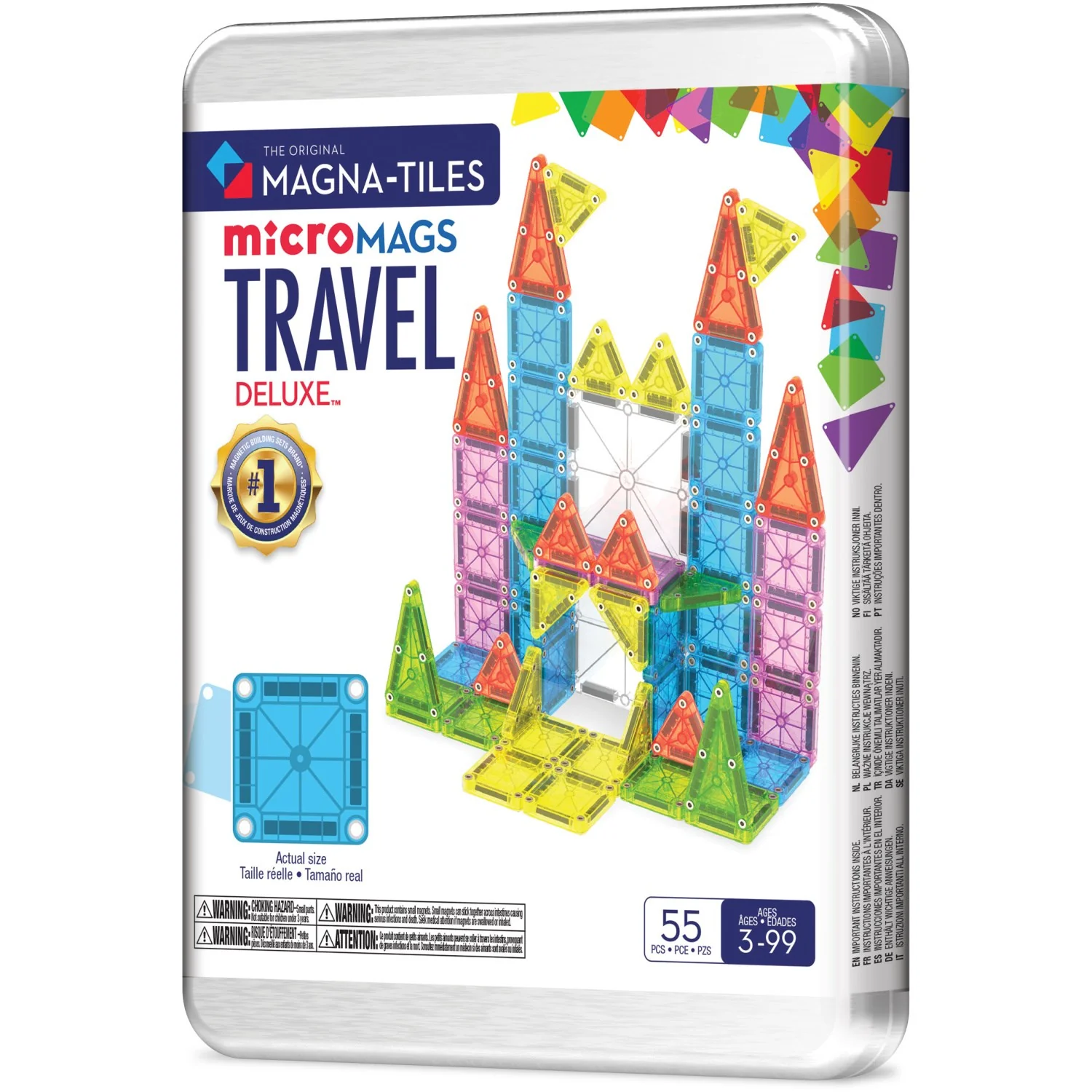 Magna-Tiles® Deluxe Travel Set 55 Pcs(CDU) - Image 12