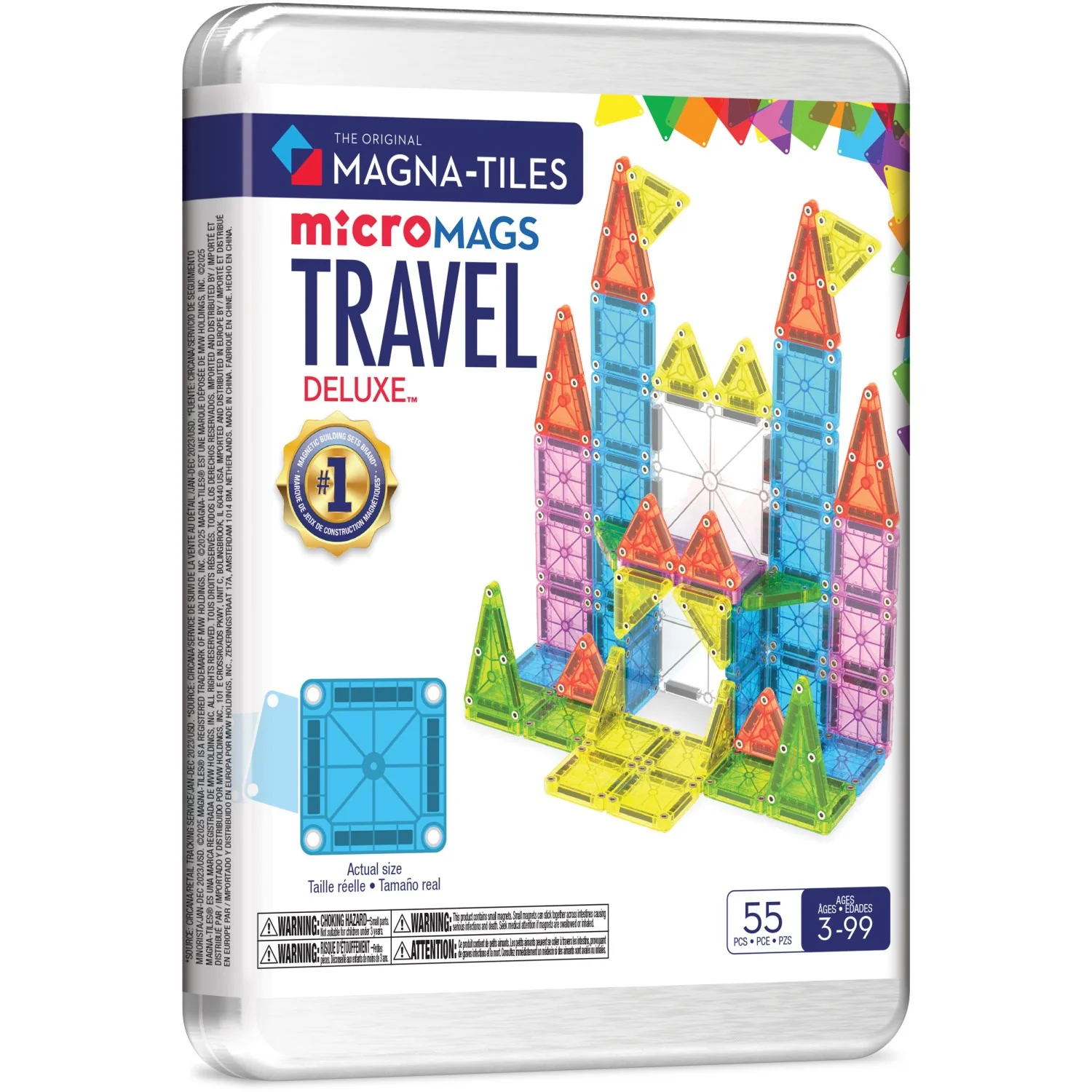 Magna-Tiles® Deluxe Travel Set 55 Pcs(CDU) - Image 13