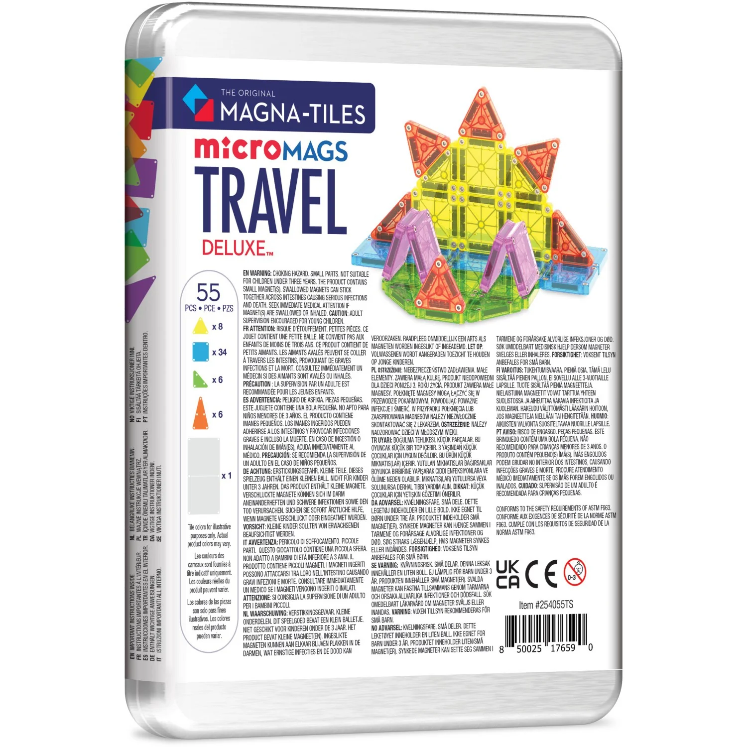 Magna-Tiles® Deluxe Travel Set 55 Pcs(CDU) - Image 14