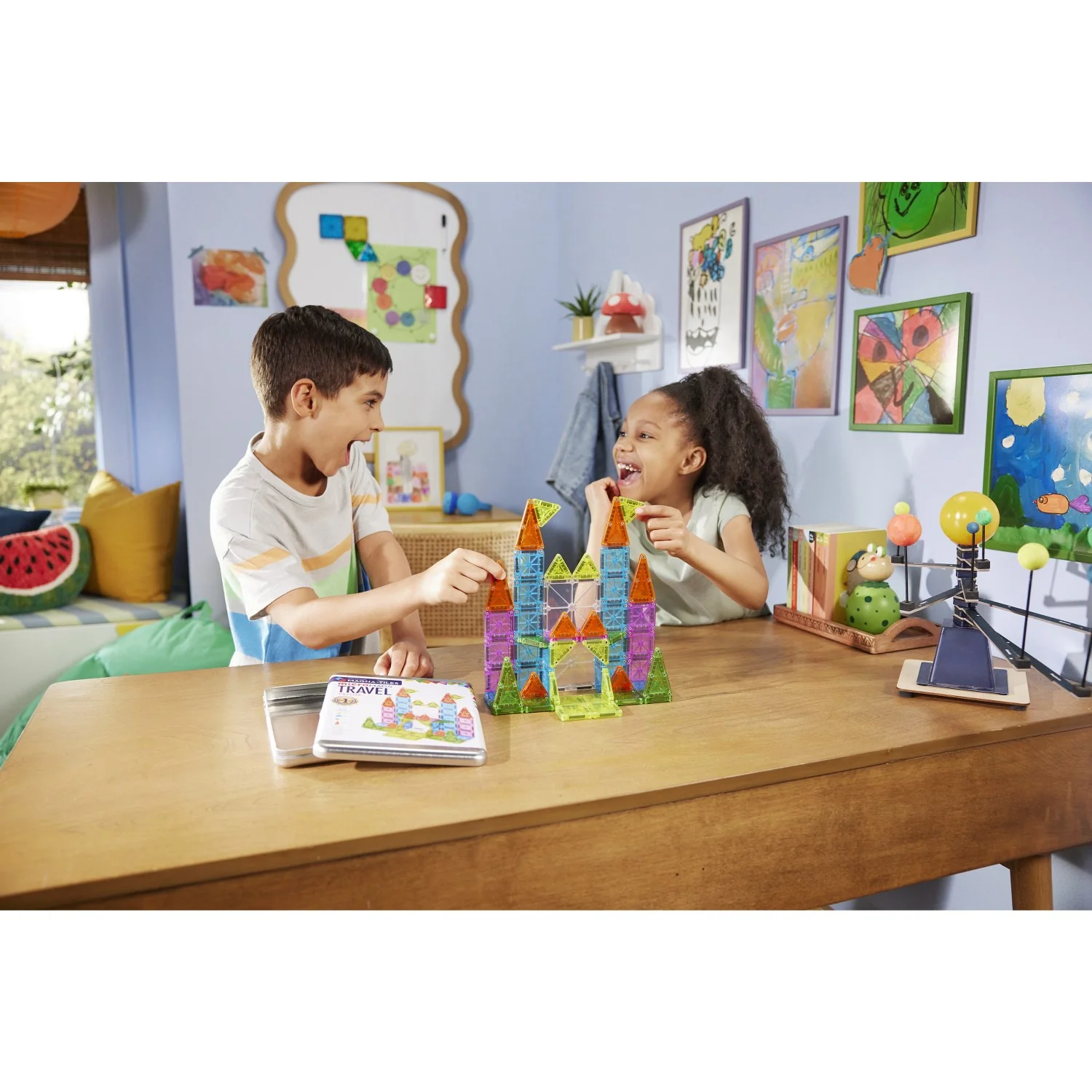 Magna-Tiles® Deluxe Travel Set 55 Pcs(CDU) - Image 3