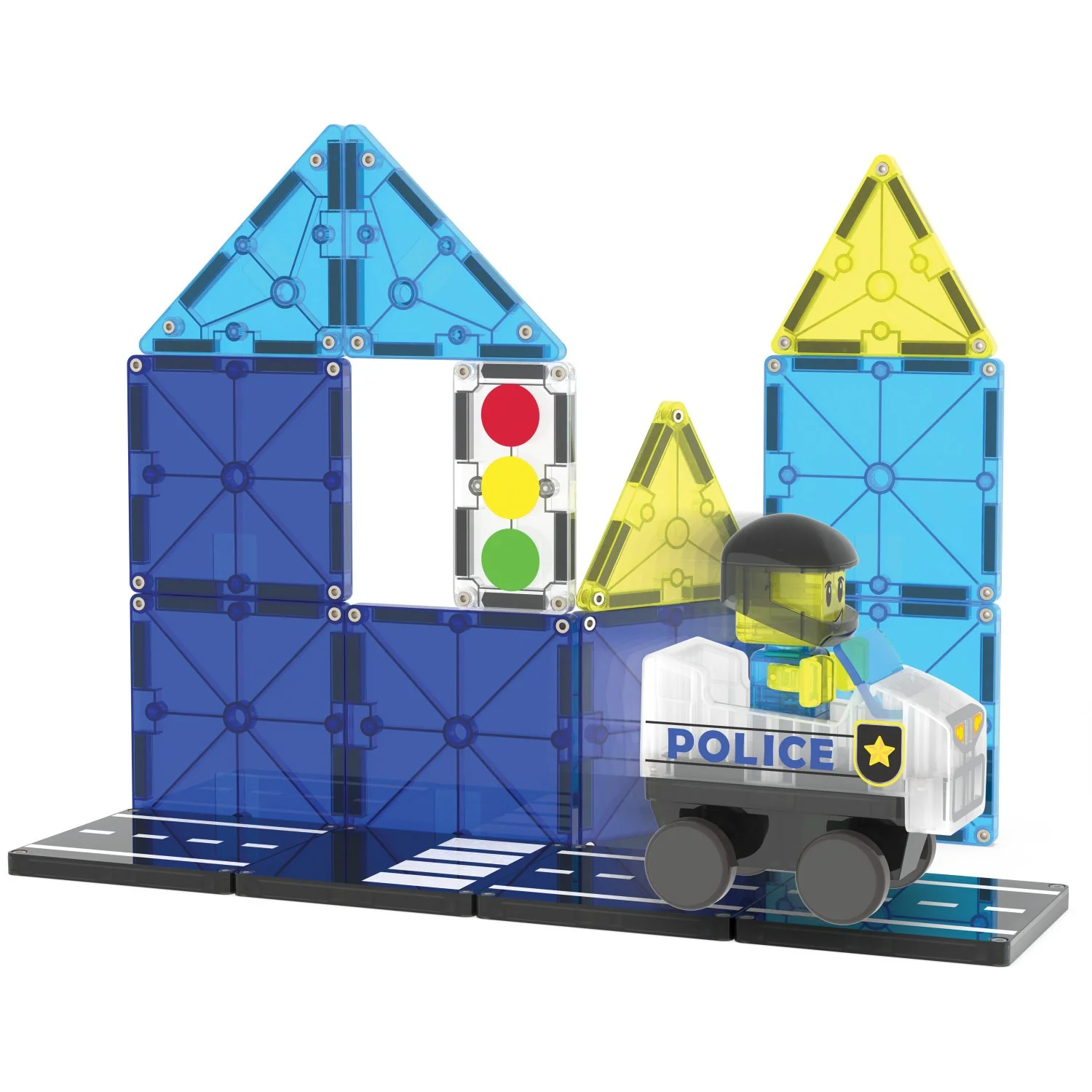 Magna-Tiles® Police Patrol 20 Pcs - Image 6