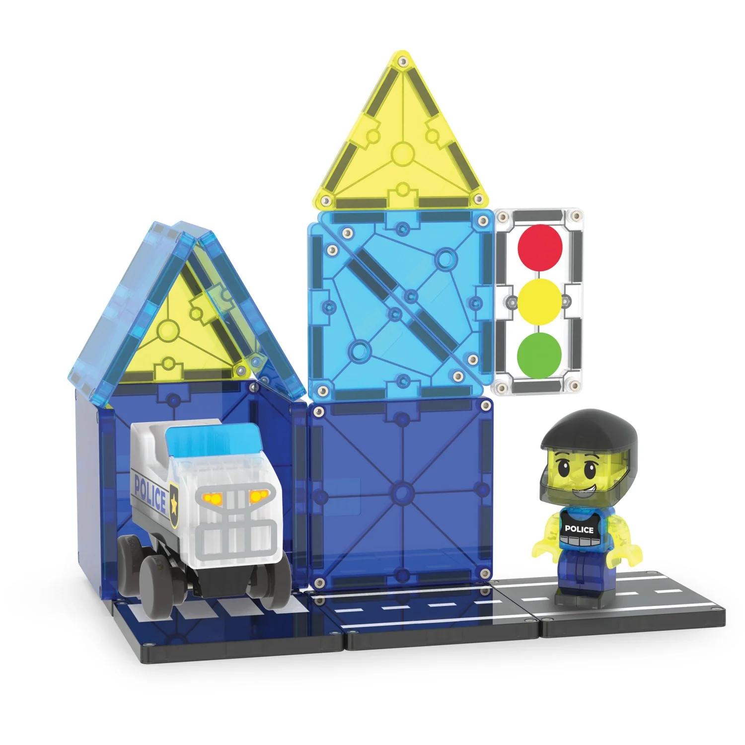Magna-Tiles® Police Patrol 20 Pcs - Image 8