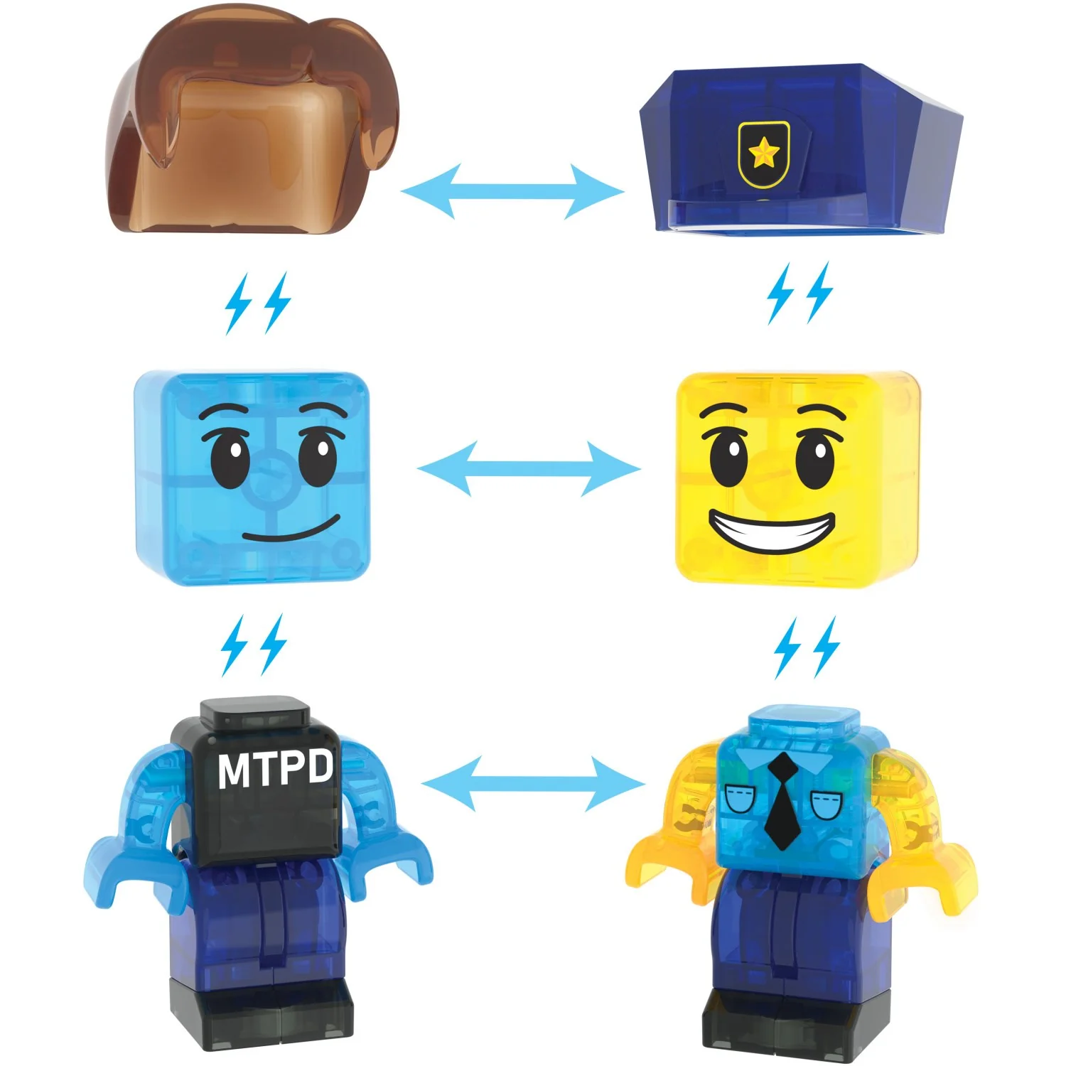 Magna-Tiles® Police Station 35 Pcs - Image 13