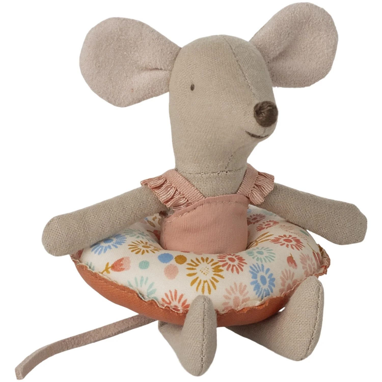 Maileg Beach Mouse With Float, Little Sister - Flower - Image 3