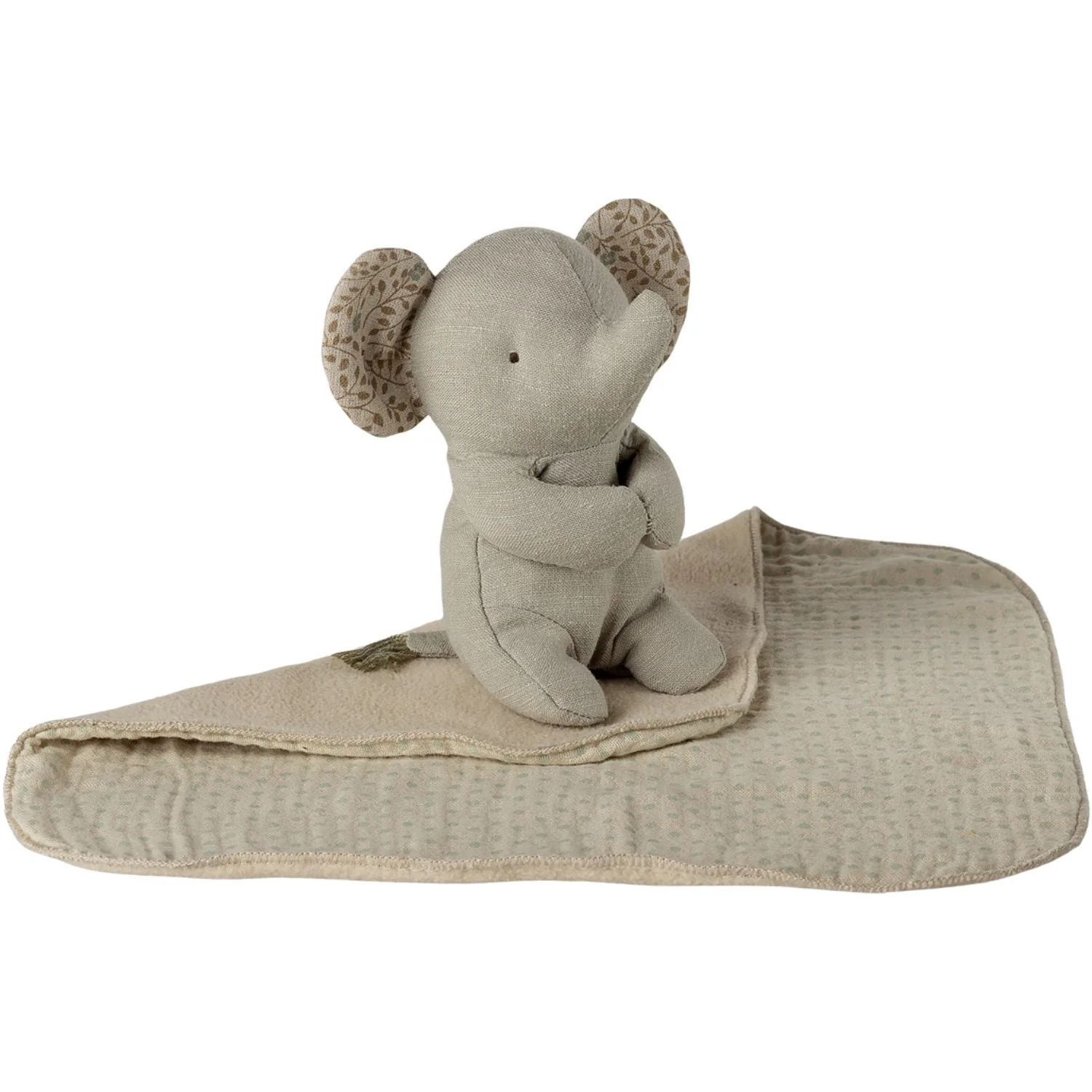 Maileg Lullaby Friends, Elefant, Mini, Grå - Image 3