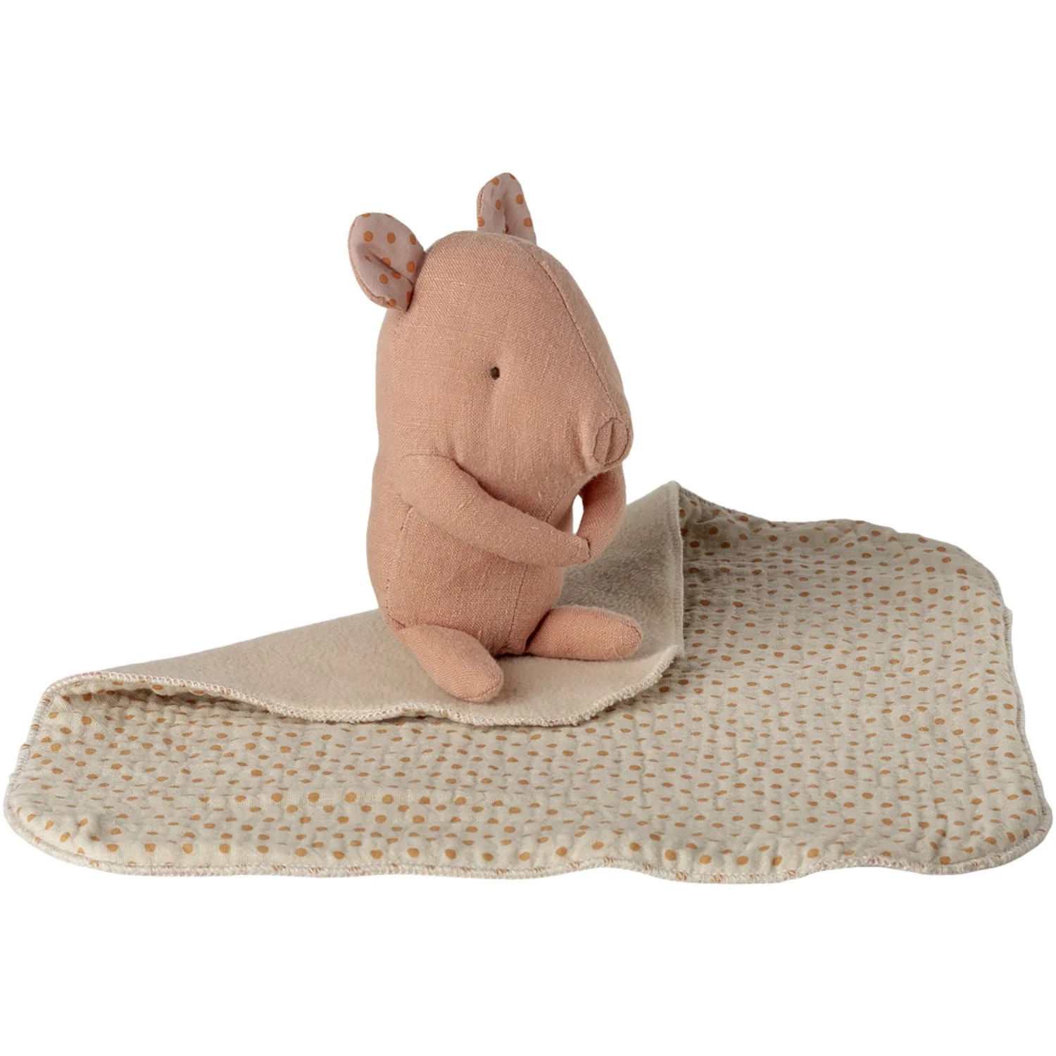 Maileg Lullaby Friends, Gris, Mini - Lyserød - Image 3