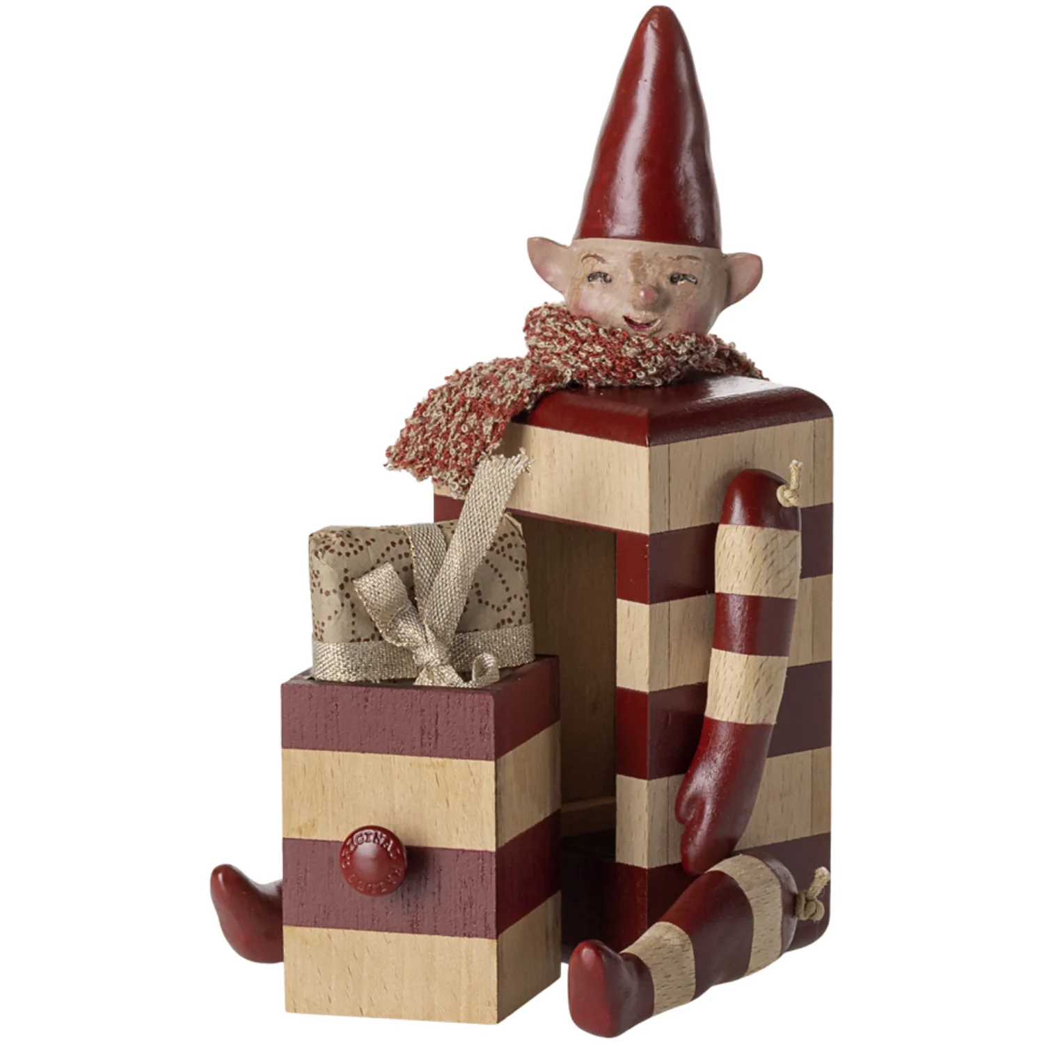 Maileg Nisse Med Skuffe, Rød - Image 2