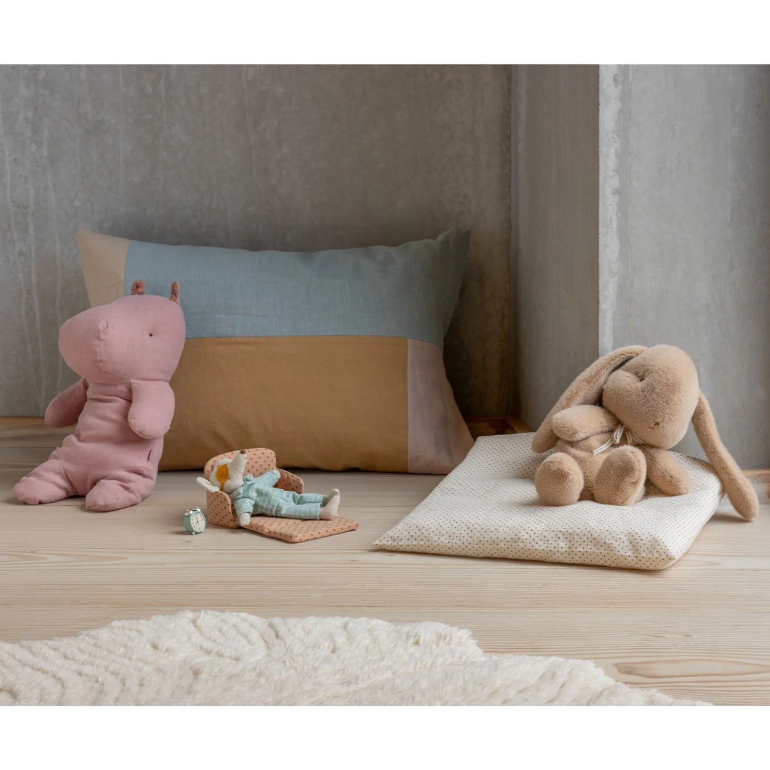 Maileg Safari Friends, Flodhest, Medium - Rosa - Image 2