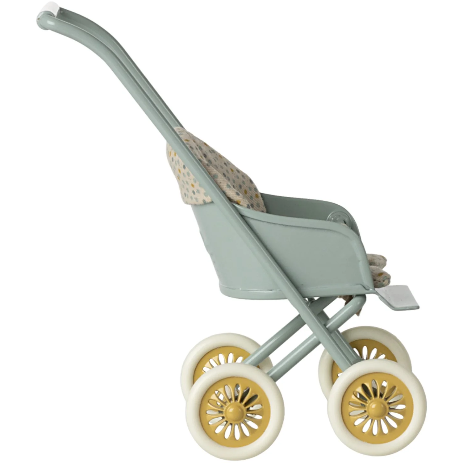 Maileg Stroller, Micro - Mint - Image 4