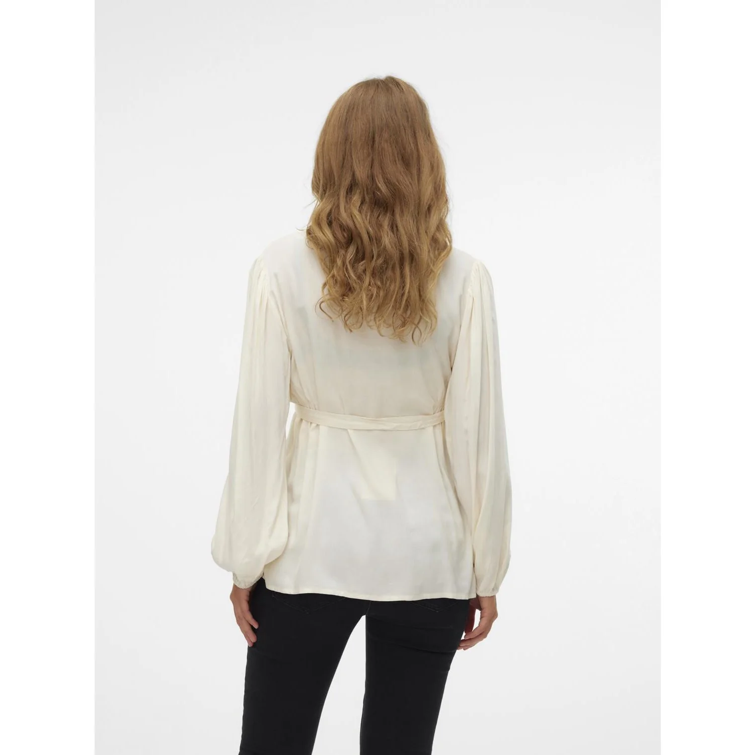 Mama;licious Birch Mlmercy Lia L/S Wo Top 2F Noos - Image 4
