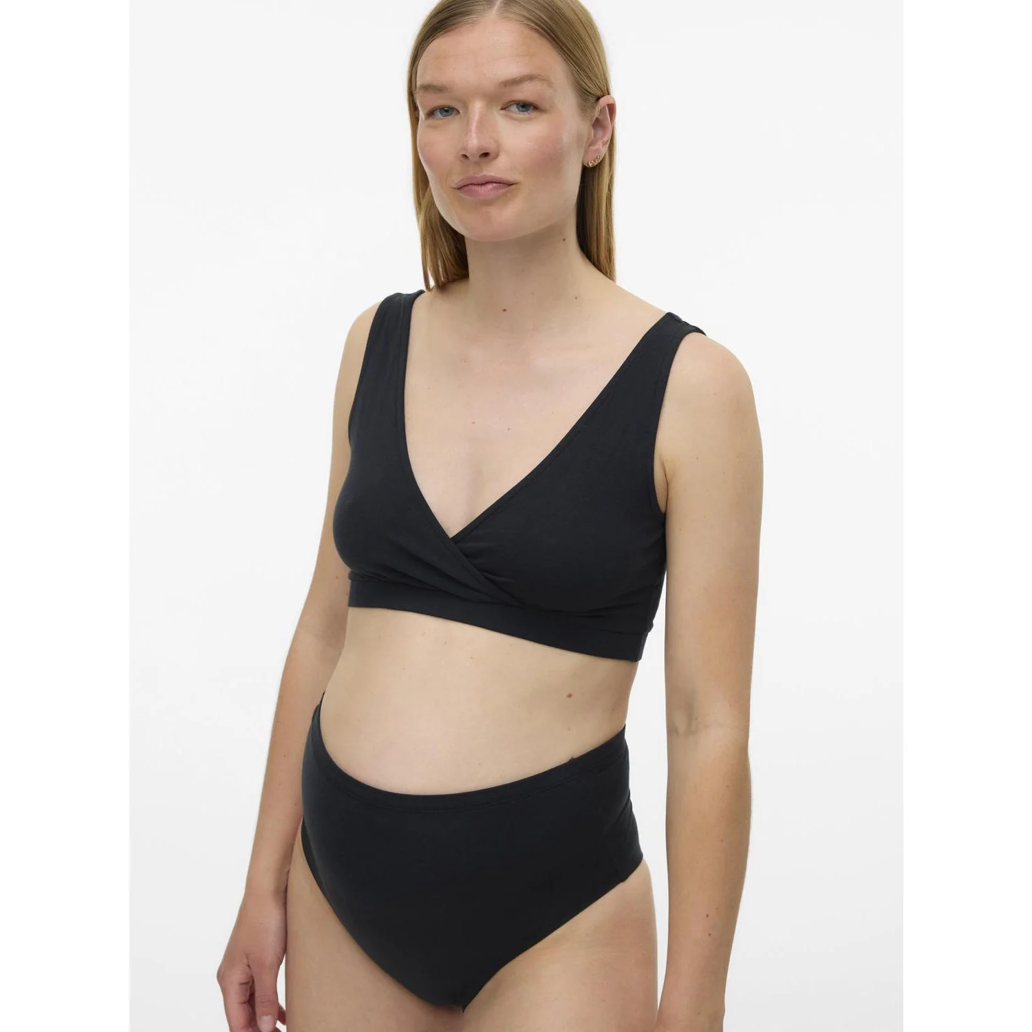 Mama;licious Black Black 3-Pack Mlmelisa Bra 2F 3-Pack - Image 3