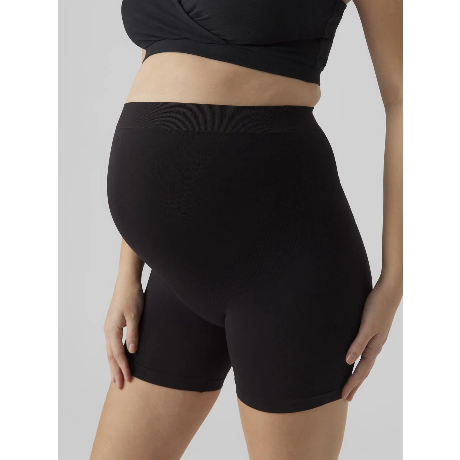Mama;licious Black Black Mlamiya New Hotpants 2-Pack Noos - Image 2