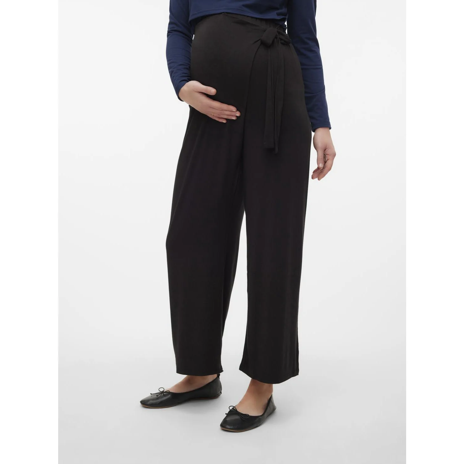 Mama;licious Black Mlgiovanna Jrs 78 Pants Hw A. - Image 3