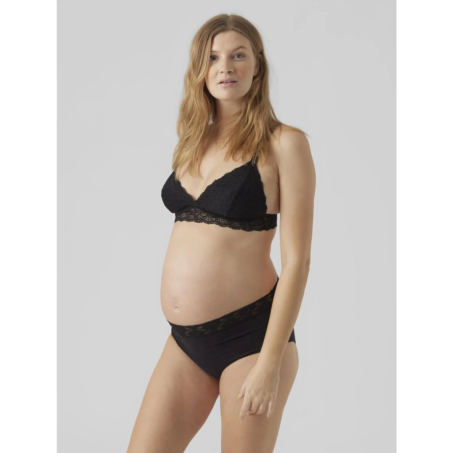 Mama;licious Black Mlheal Hw Lace Panties 2-P Noos - Image 3