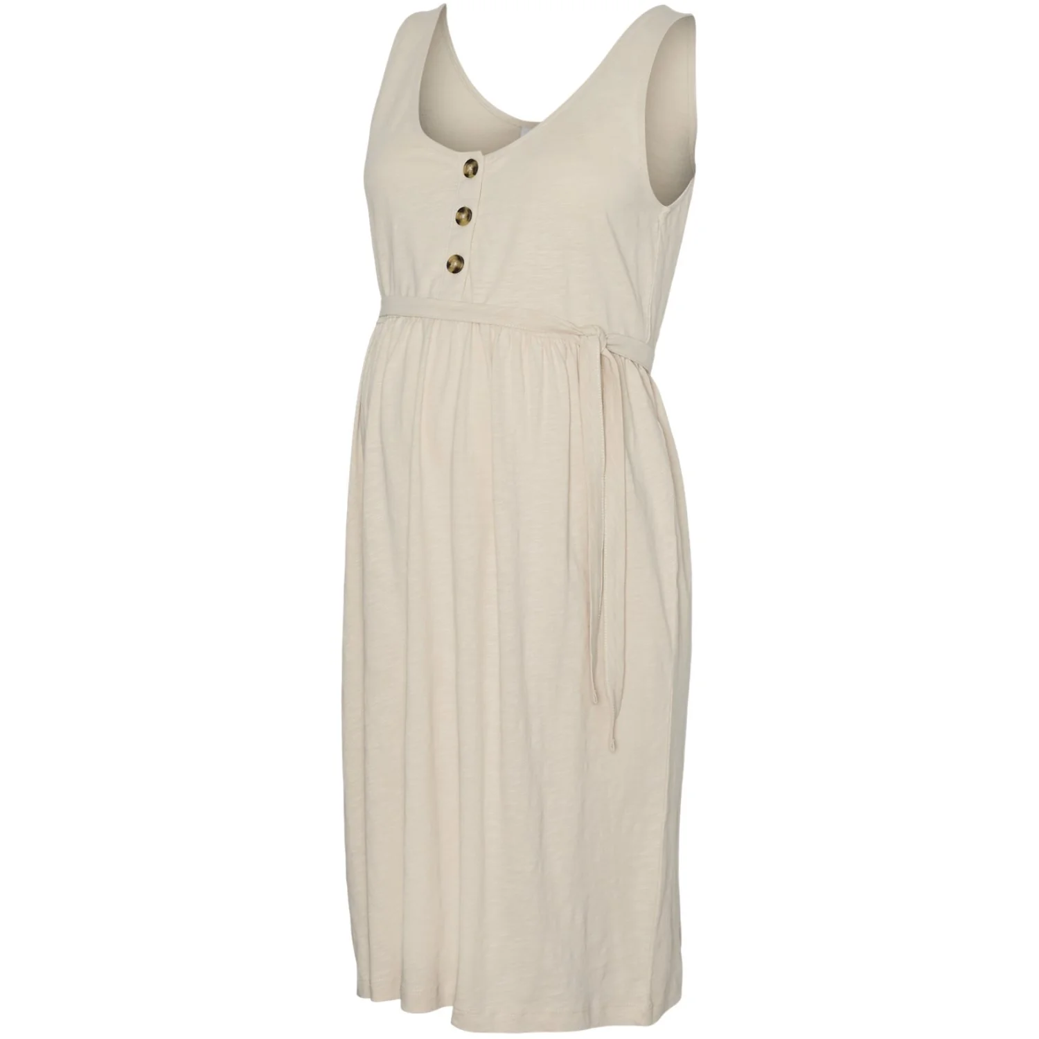 Mama;licious French Oak Mlivy Lia Sl Jrs Abk Dress 2F Noos