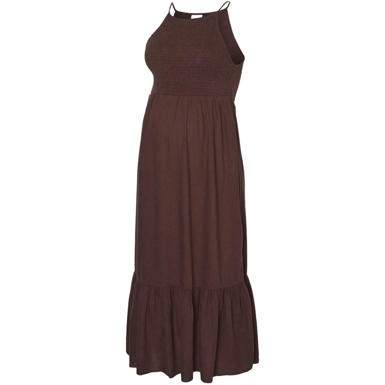 Mama;licious Fudgesickle Mlnebula S/L Smock Wo Midi Dress