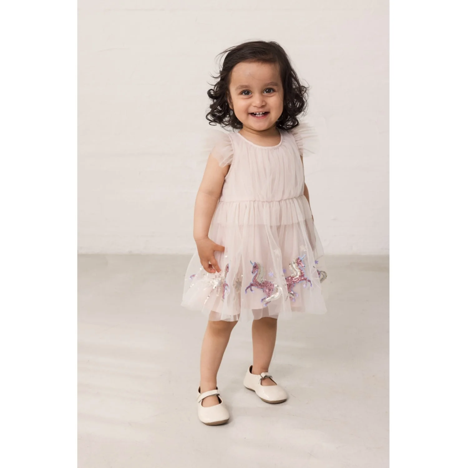 MarMar Ballerina Embroidery Unicorn Twinkle Dinne Dress - Image 2
