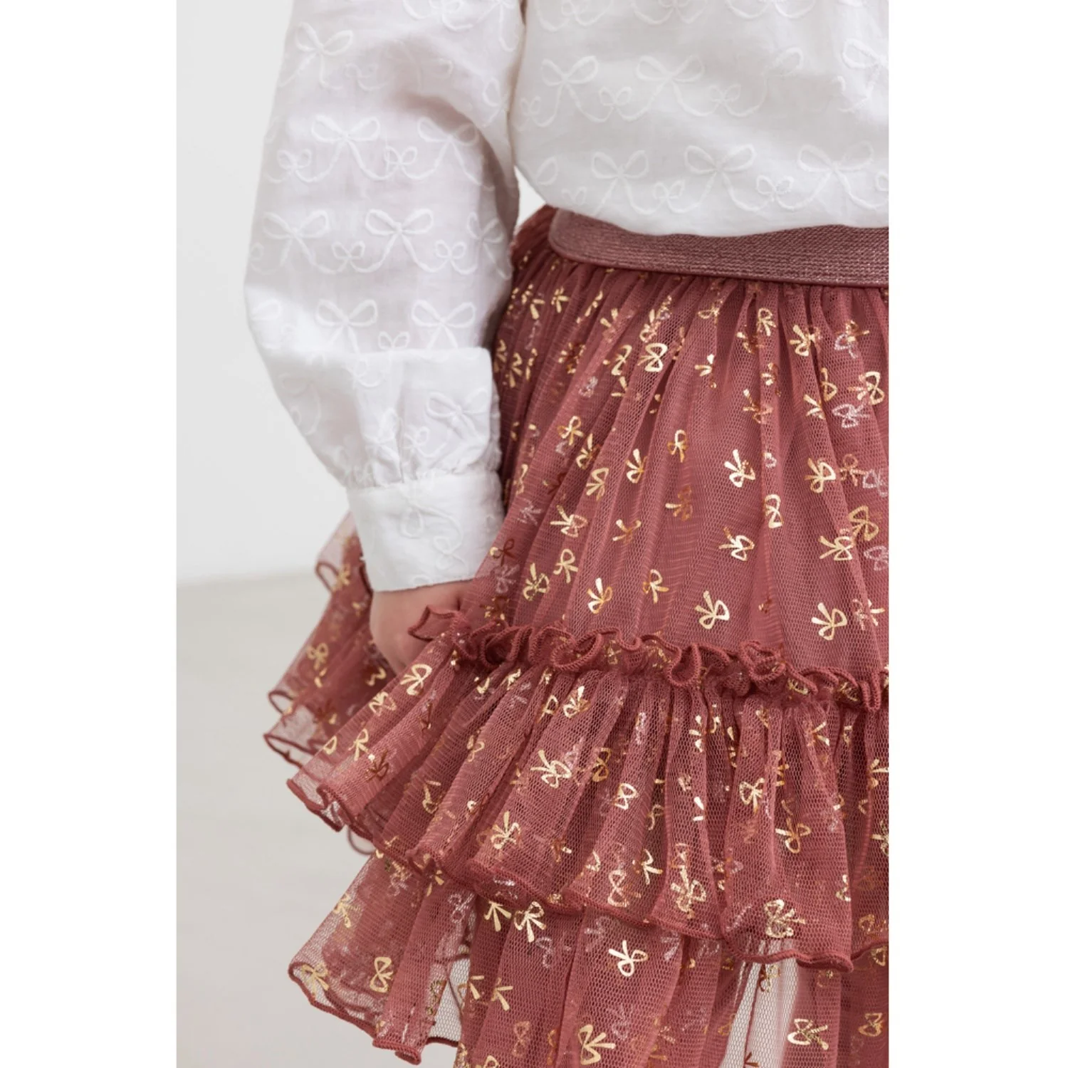 MarMar Ballerina Glitter Bow Dancer Tutu Skirt - Image 2