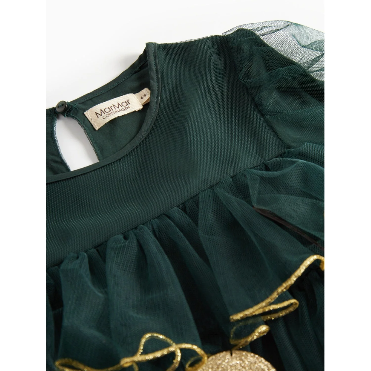 MarMar Ballerina Glitter Dark Leaf December Dress - Image 5
