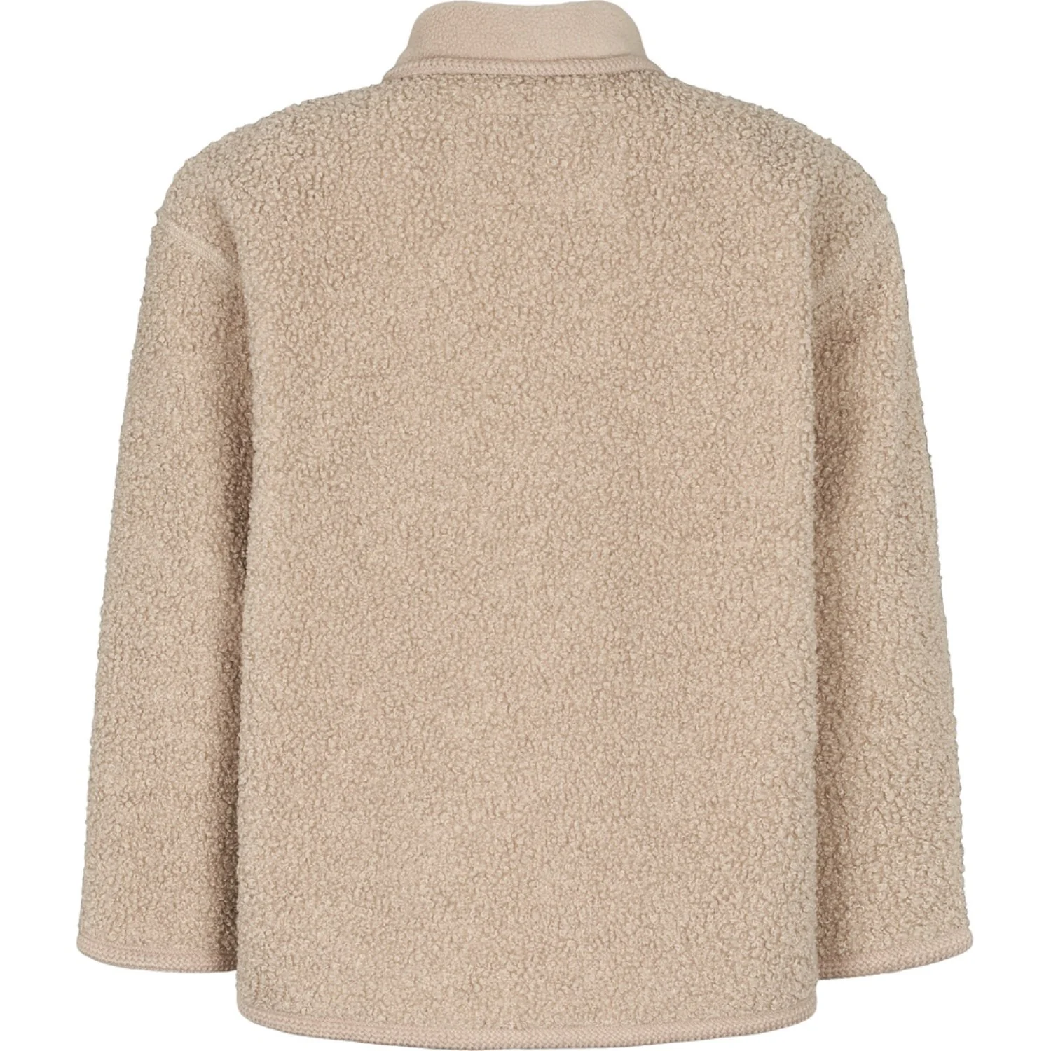 MarMar Bonded Teddy Oyster Grey Joy Anorak - Image 3