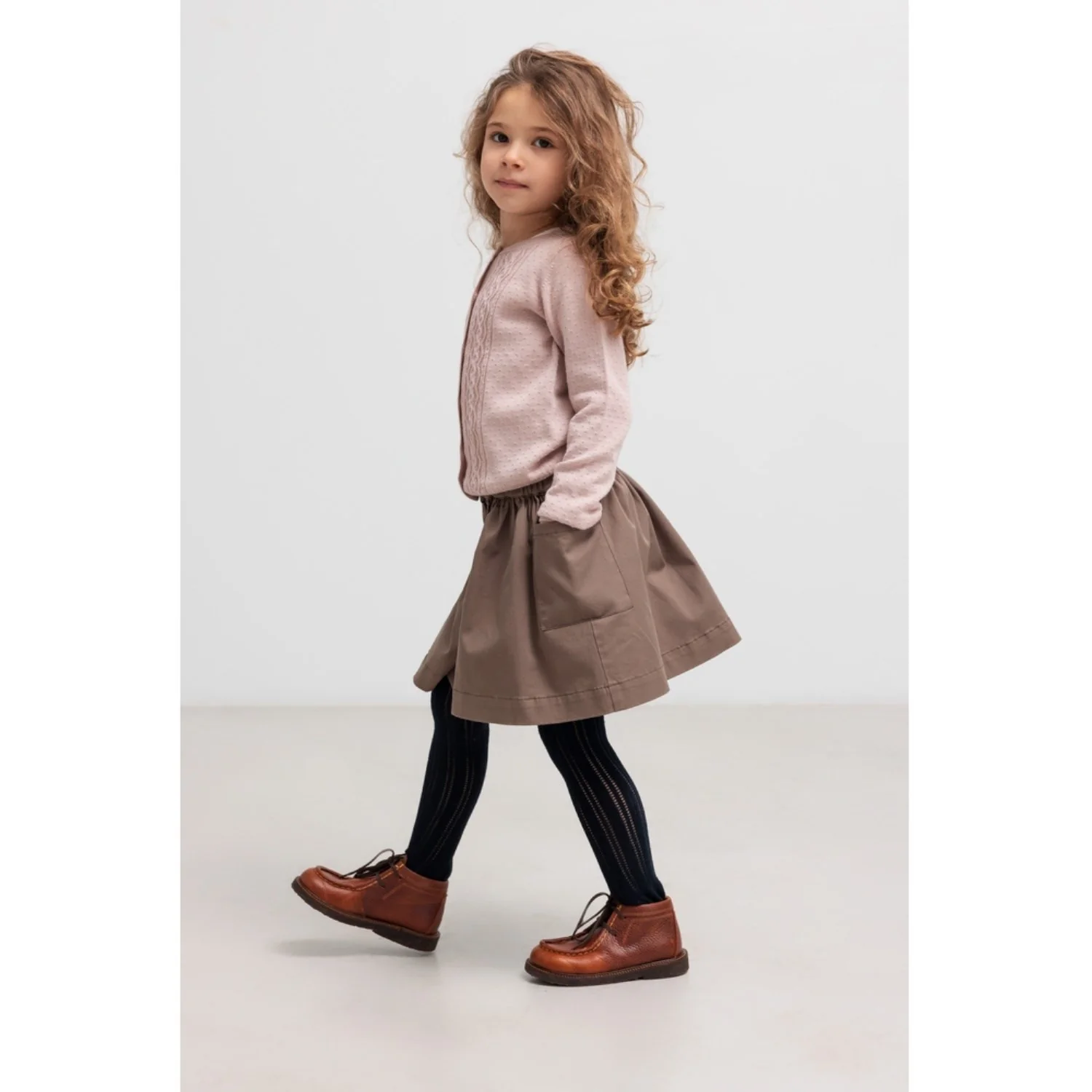 MarMar Chino Twill Dusty Brown Simba Skirt - Image 2