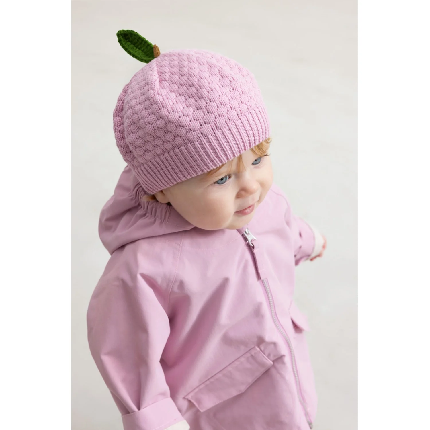 MarMar Cotton Knit EA Bubble Raspberry Alexo Raspberry Hat - Image 3