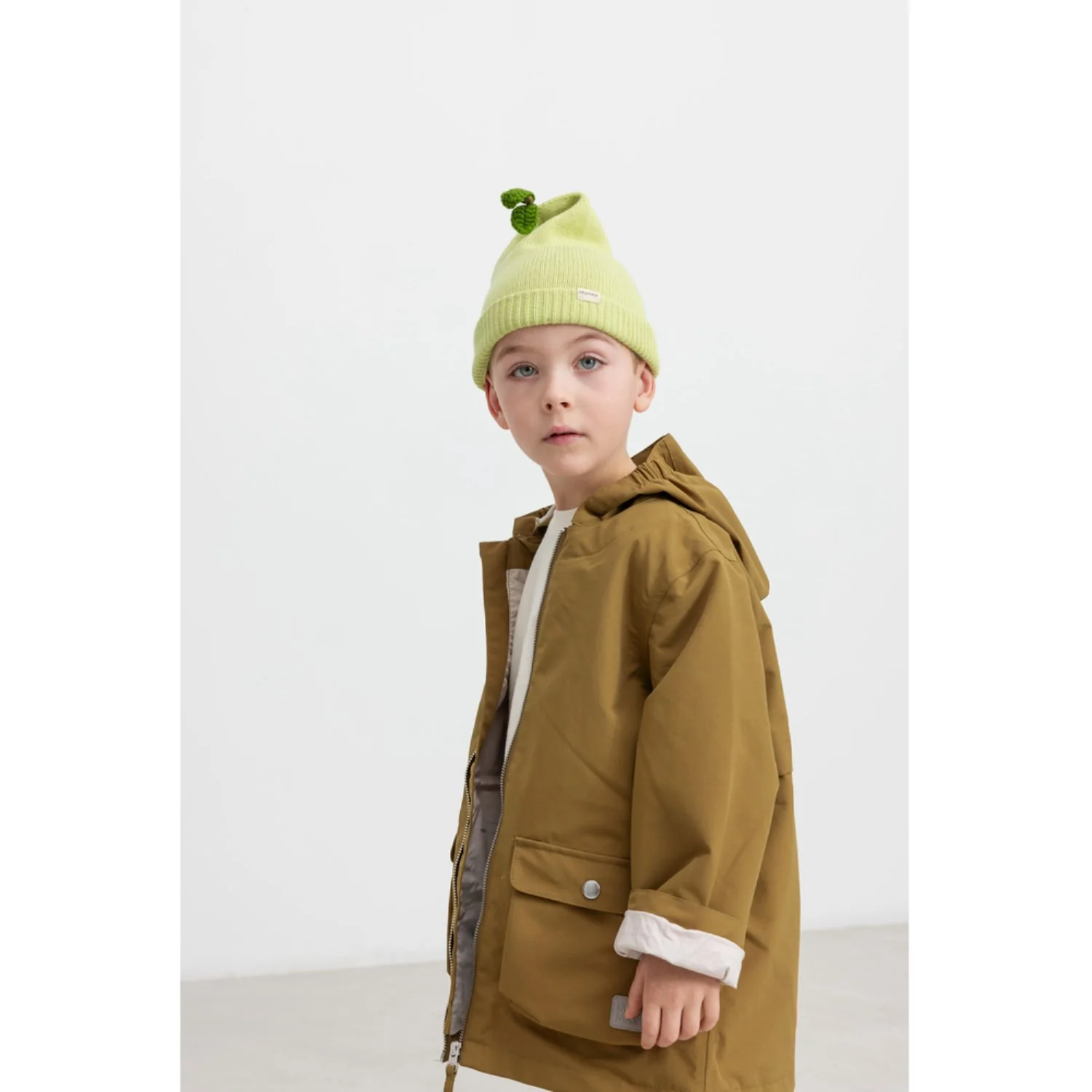 MarMar Cotton Knit Plain Pear Atlas Pear Hat - Image 3