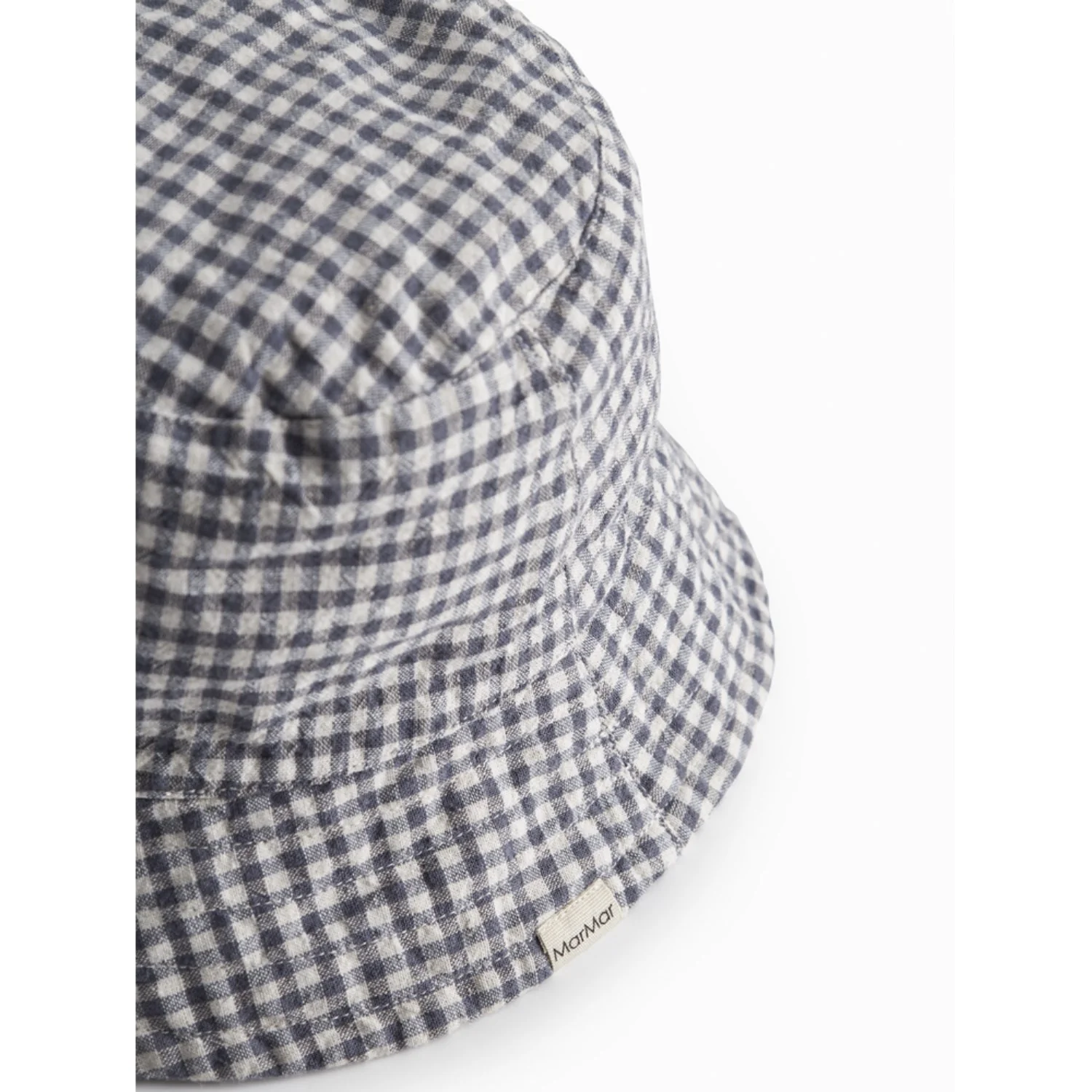 MarMar Cotton Linen Marine Check Arida Hat - Image 4