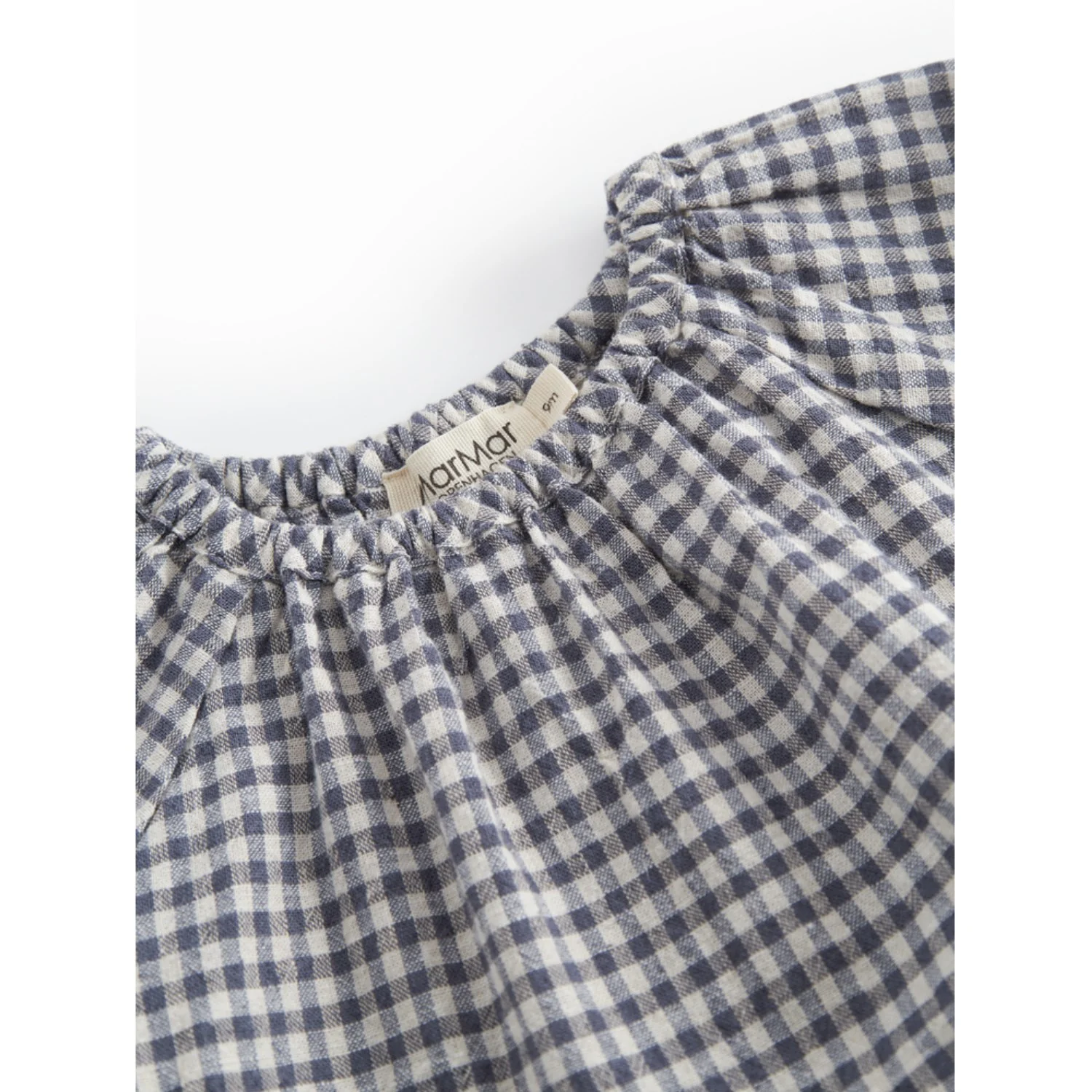 MarMar Cotton Linen Marine Check Dawson B Dress - Image 4