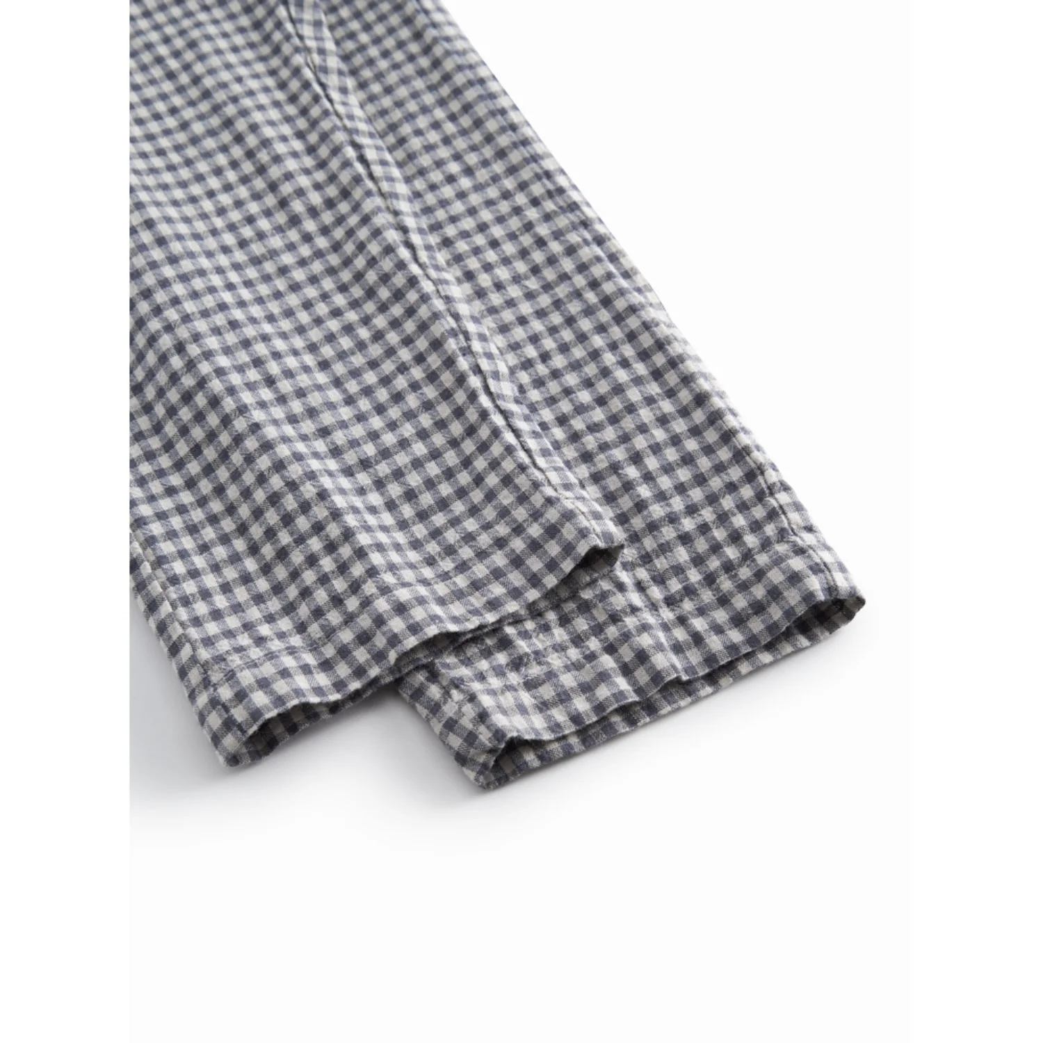 MarMar Cotton Linen Marine Check Panto Pants - Image 4