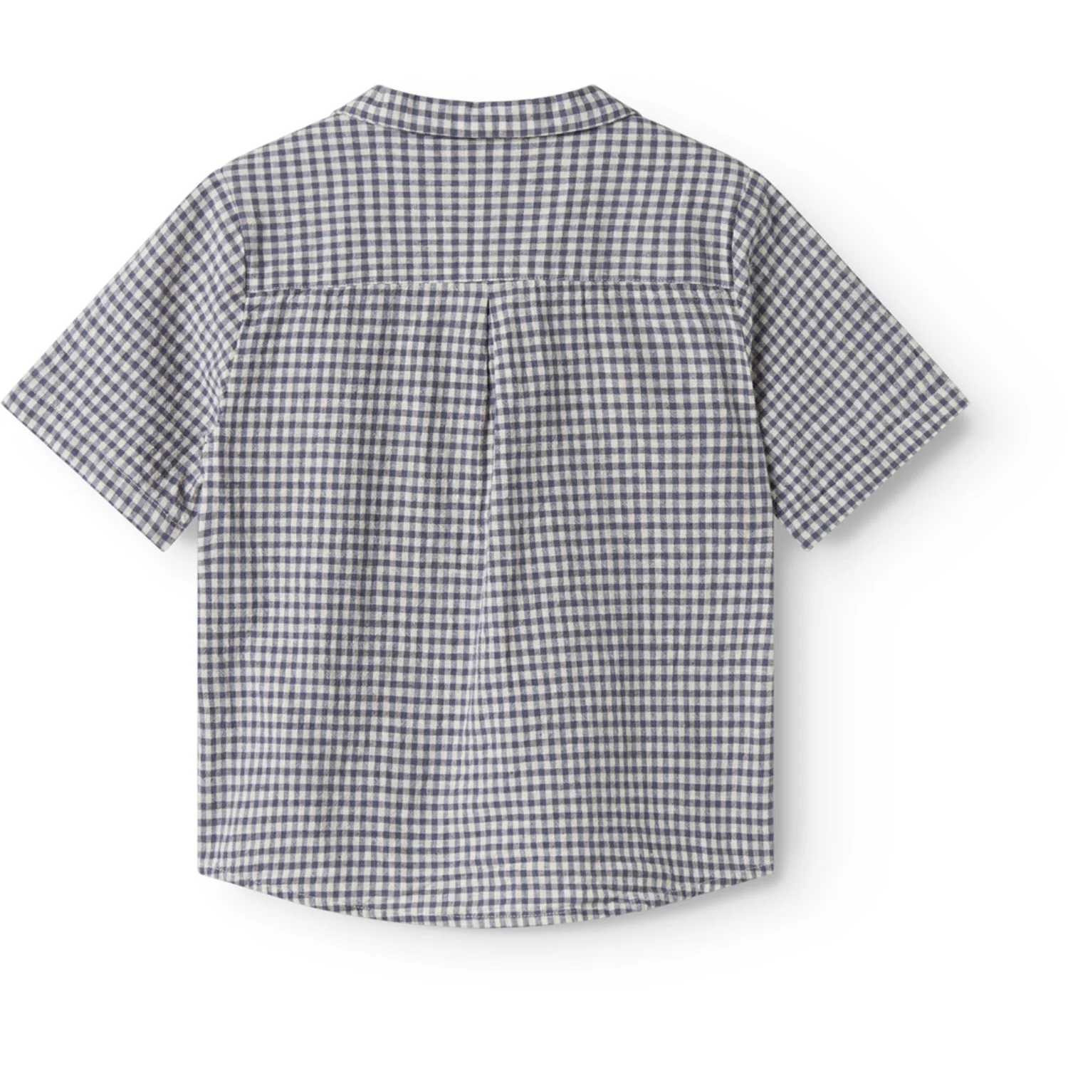 MarMar Cotton Linen Marine Check Tage Shirt - Image 5