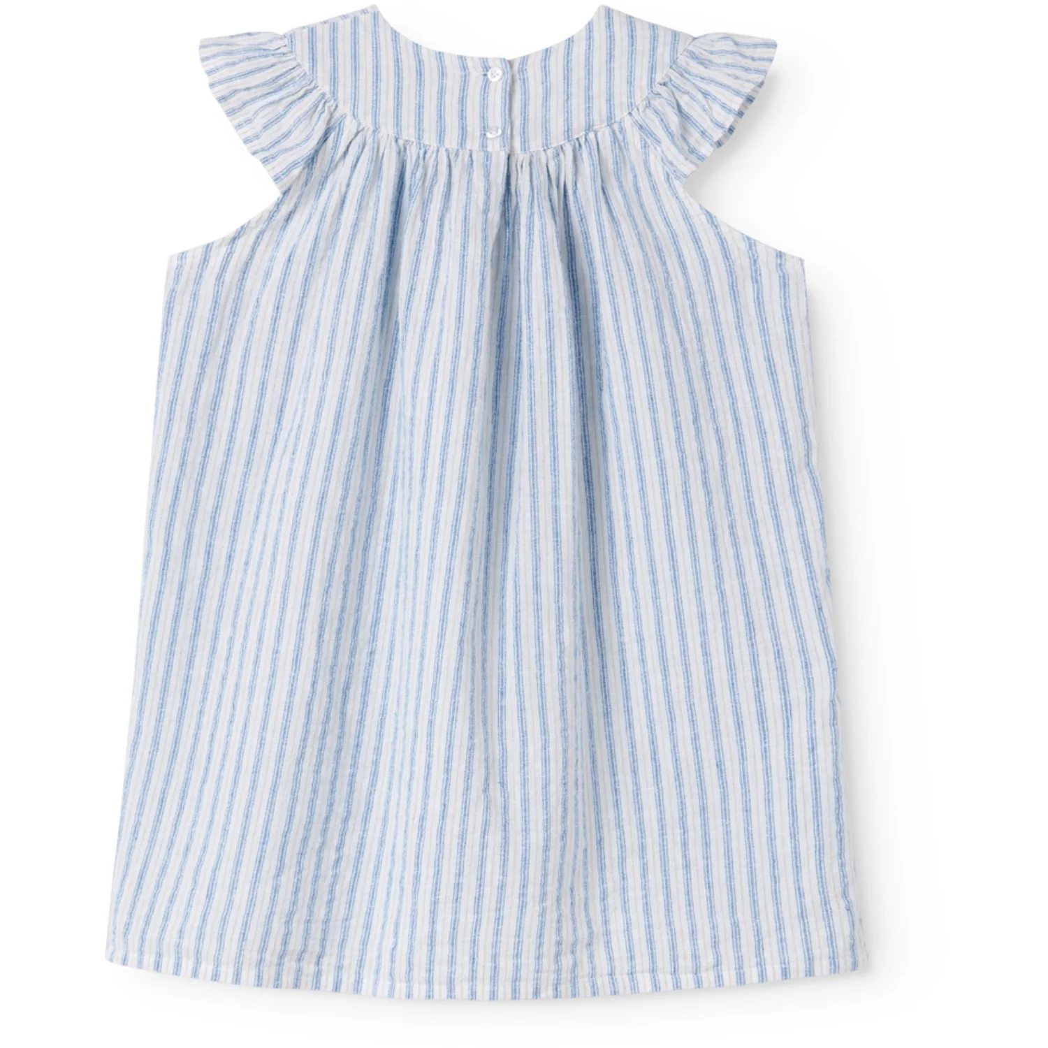 MarMar Cotton Linen Surf Blue Stripe Dhana Dress - Image 5