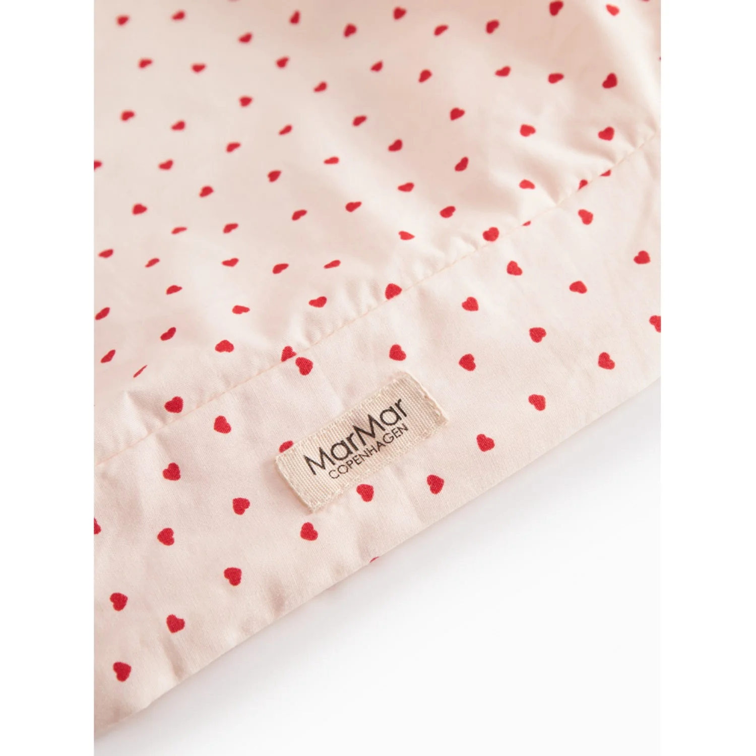 MarMar Cotton Percale Home Happy Hearts Changing Cushion Cover - Image 4