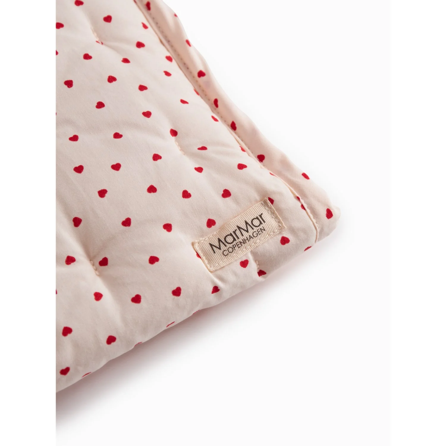MarMar Cotton Percale Home Happy Hearts Changing Mat - Image 3