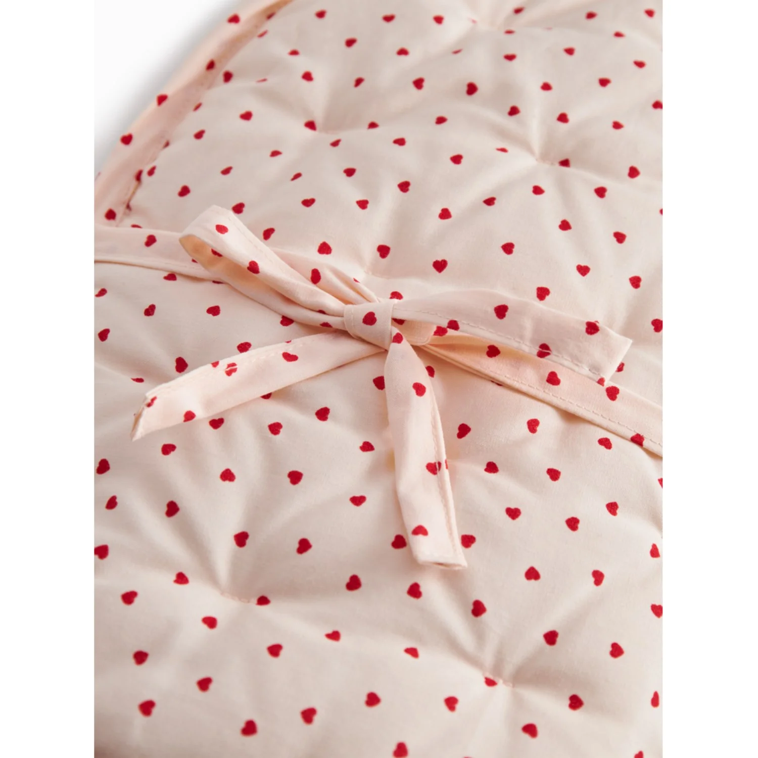 MarMar Cotton Percale Home Happy Hearts Changing Mat - Image 4