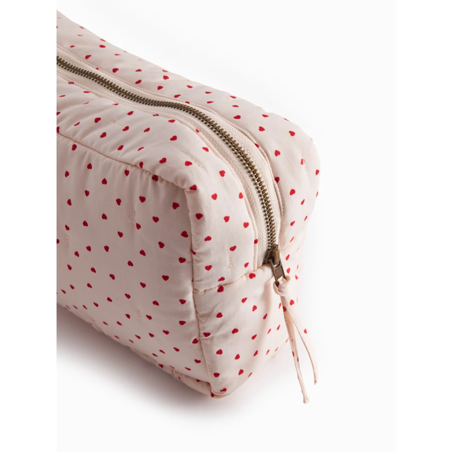 MarMar Cotton Percale Home Happy Hearts Toiletry Bag - Image 2
