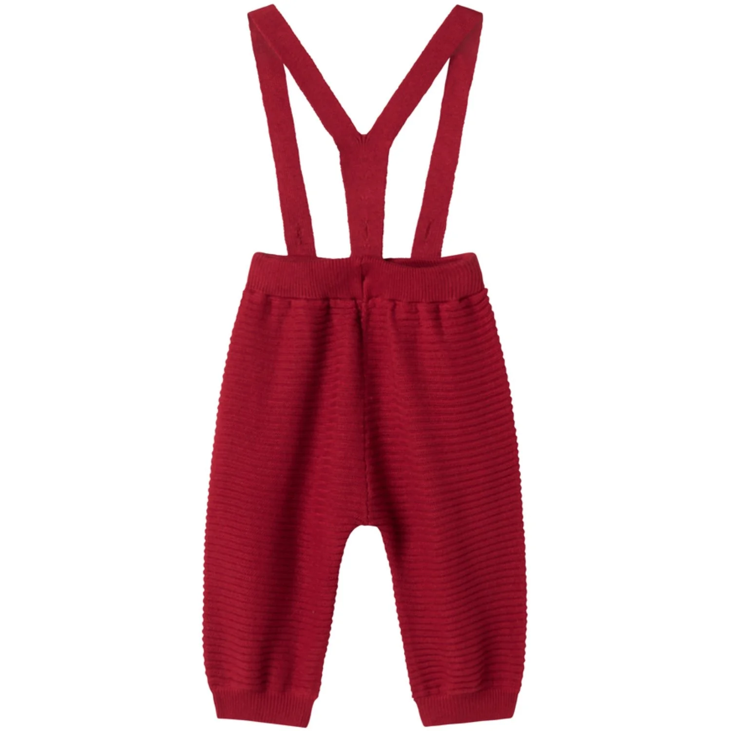 MarMar Cotton Rayon Knit Solid Hibiscus Red Perrin Pants - Image 5