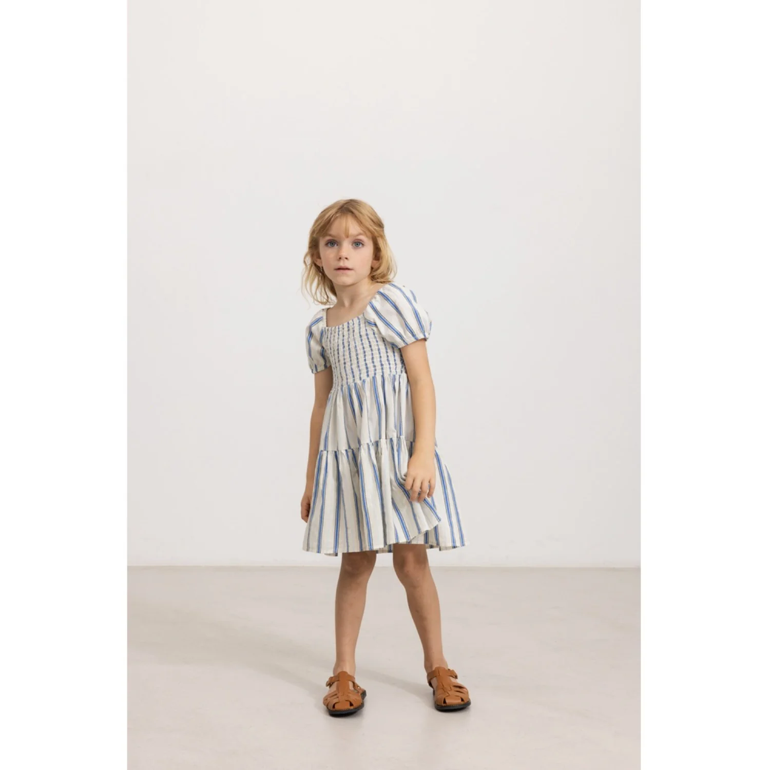 MarMar Cotton Stripes Chambray Stripe Dyman Dress - Image 2