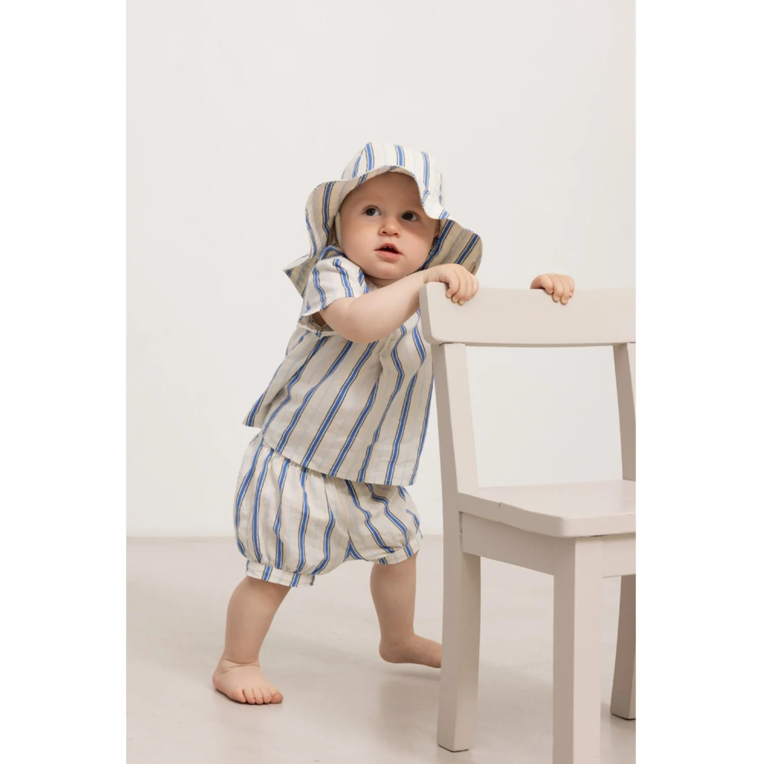 MarMar Cotton Stripes Chambray Stripe Pablo Bloomers - Image 3