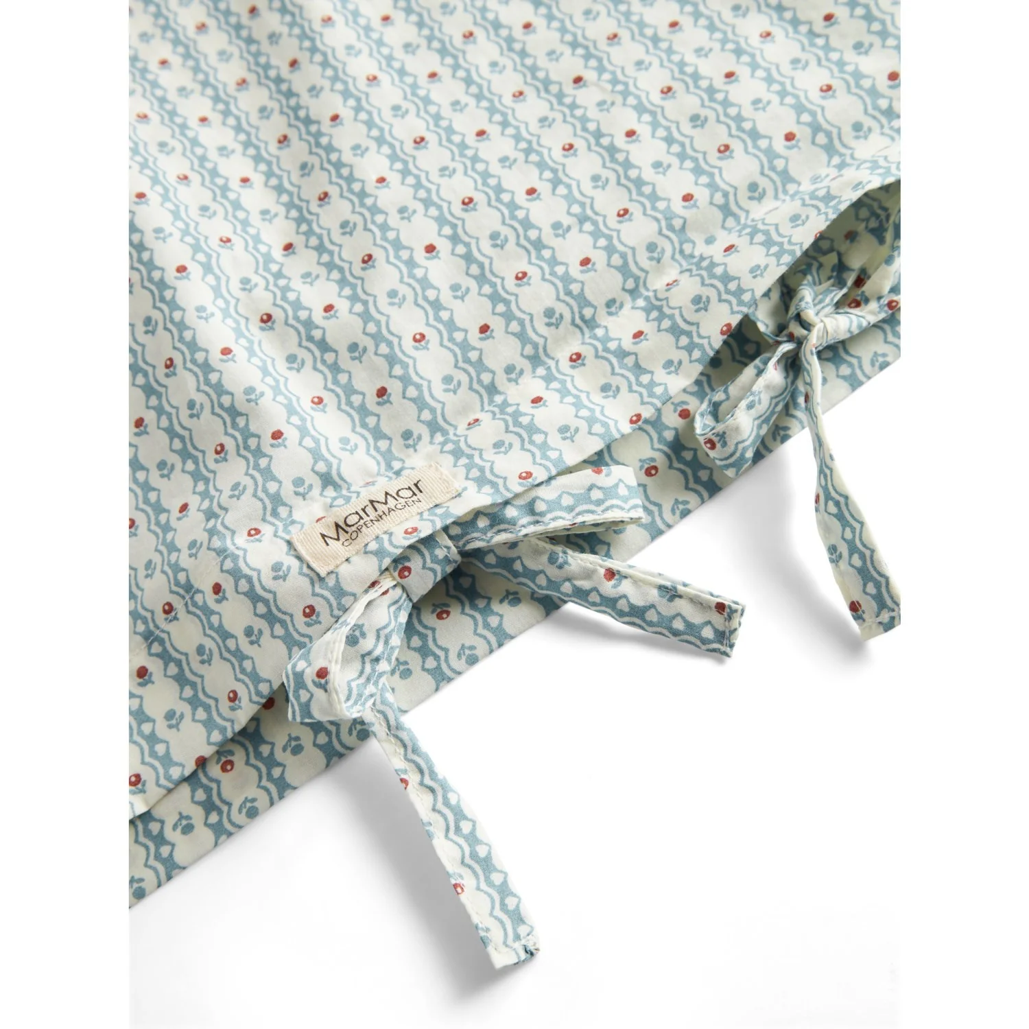 MarMar Crispy Poplin Acc Floral Stripe Bed Linen - Image 5